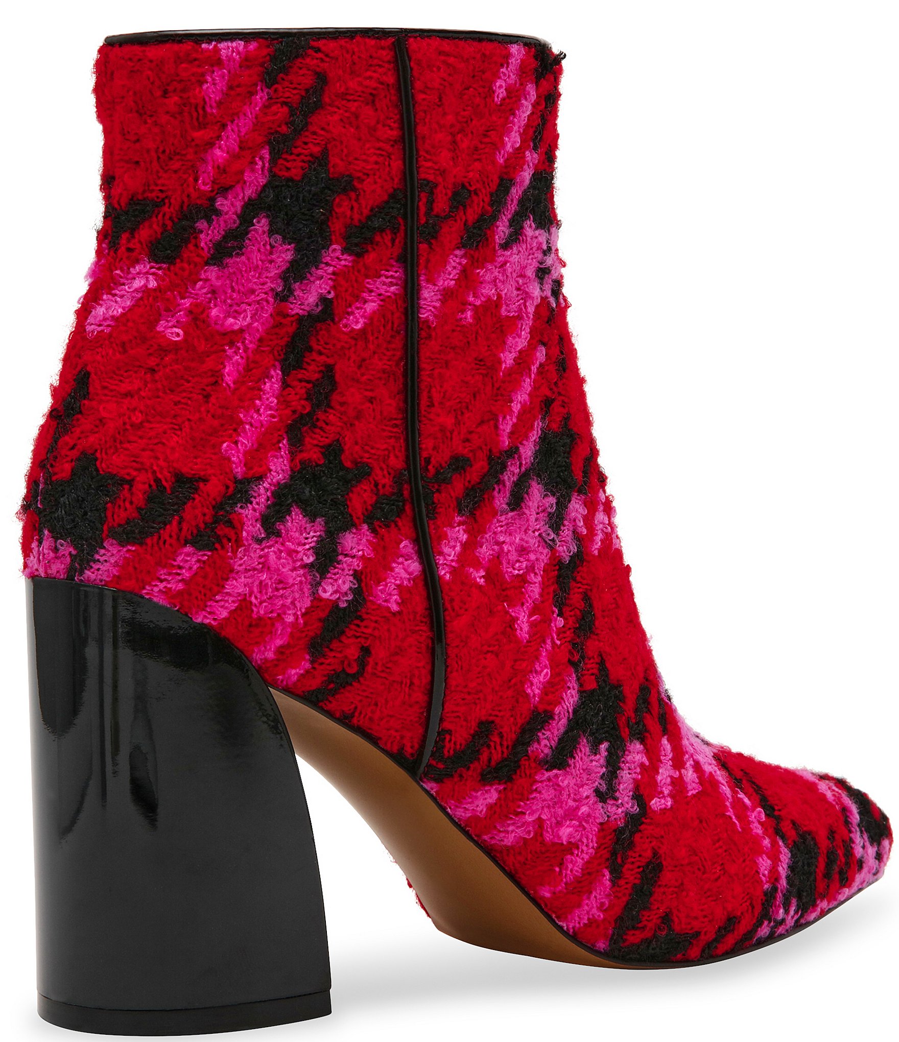 Betsey Johnson Jackyy Plaid Print Booties