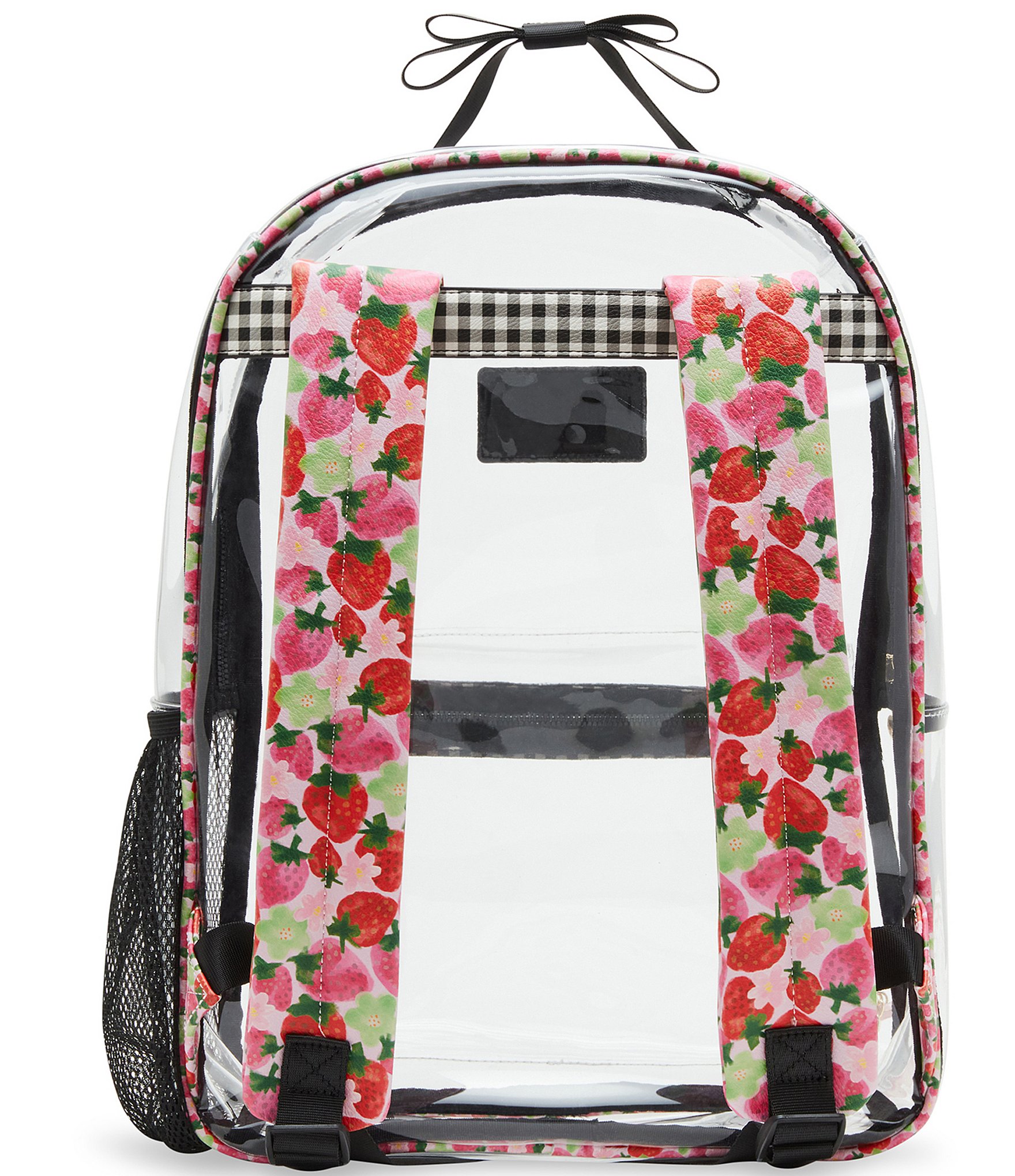 Betsey Johnson Large Strawberry Print Clear Backpack The Shops at Willow Bend