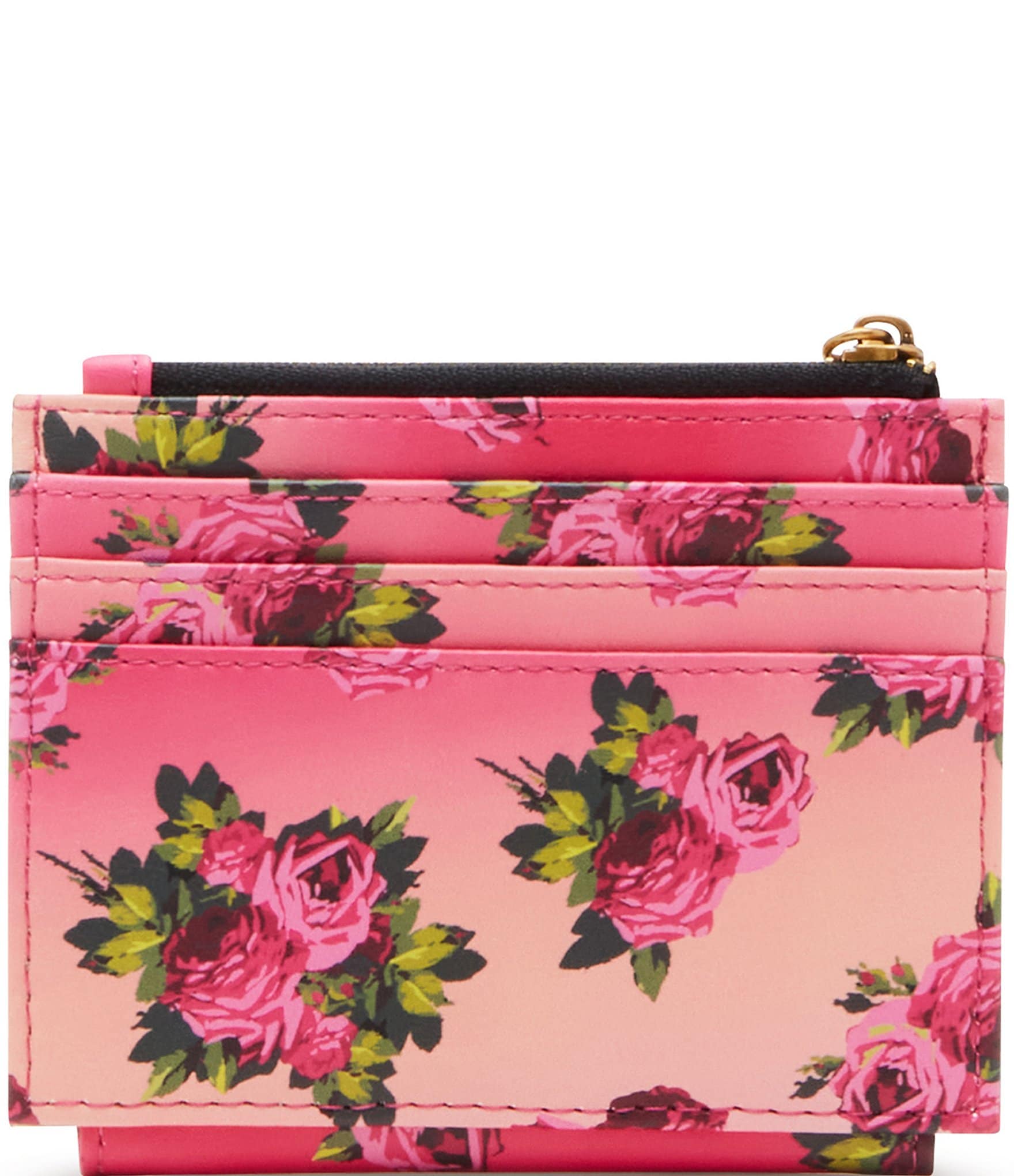 Betsey Johnson Leopard Floral Bifold Wallet