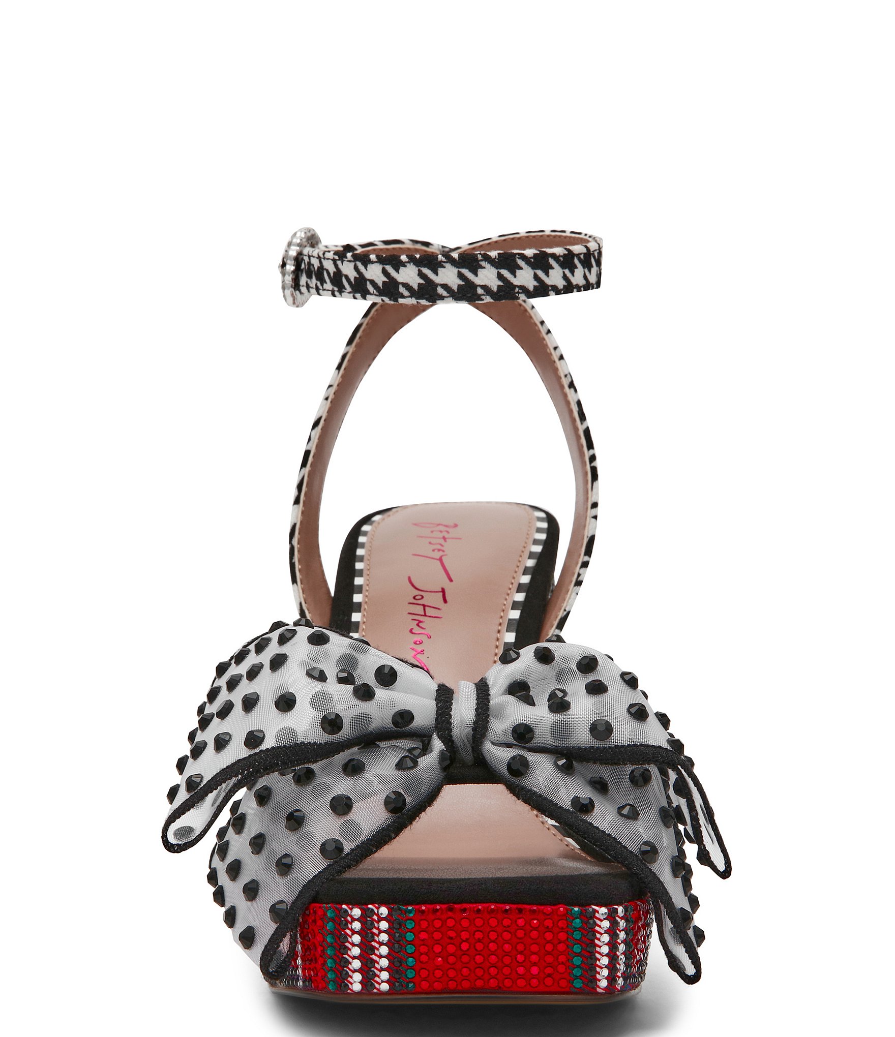Betsey Johnson Paulina Oversized Bow Platform Dress Sandals