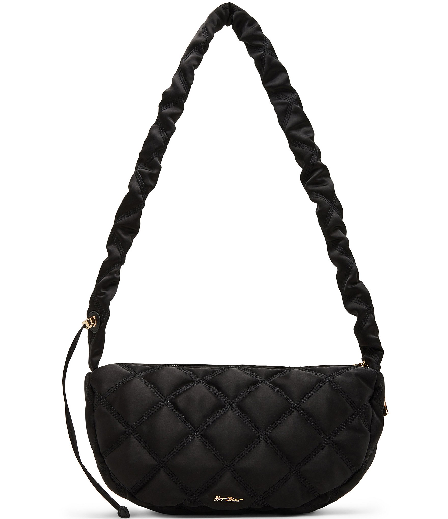 Betsey Johnson Quilted Nylon Sling Shoulder Bag