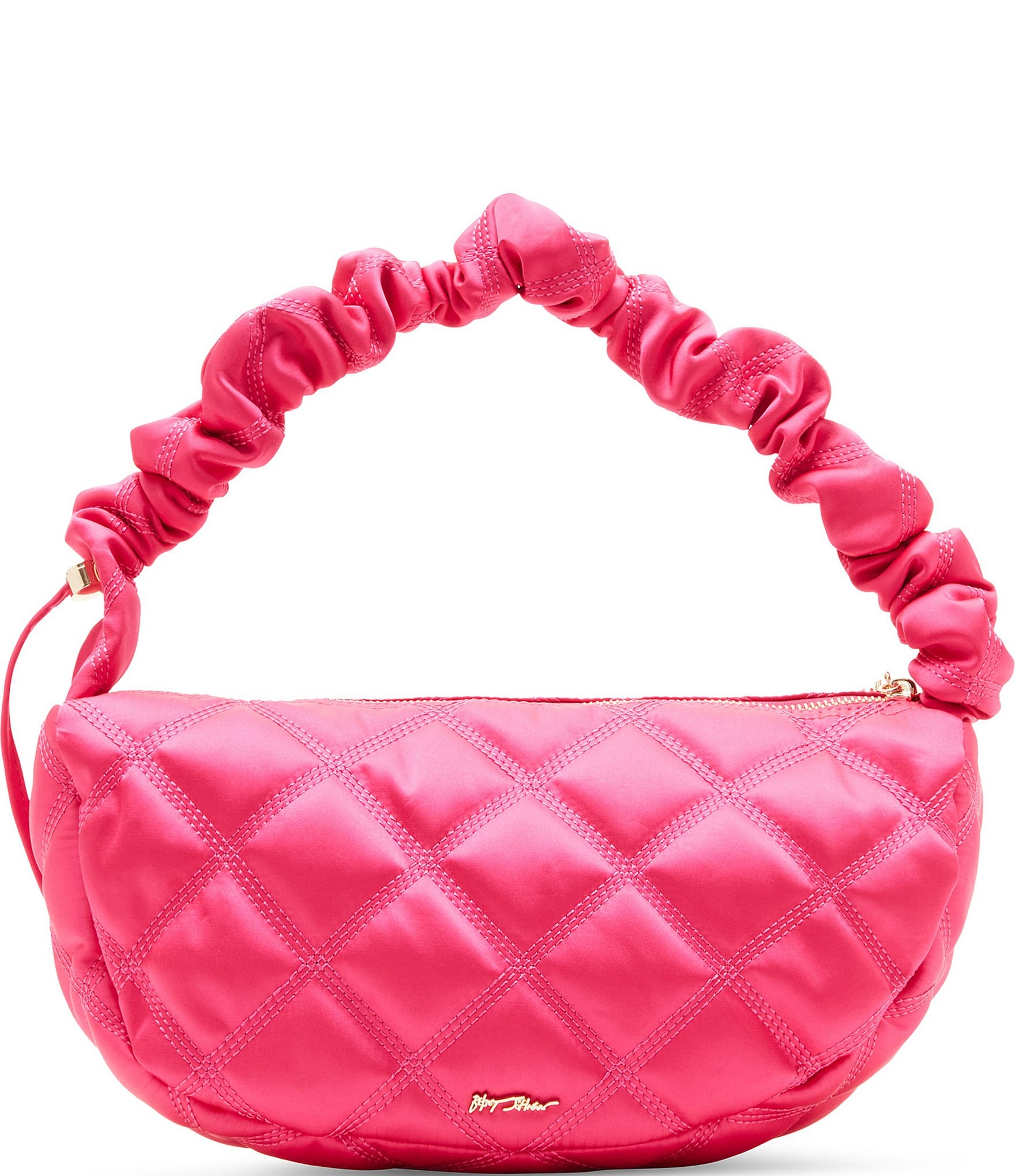 Betsey Johnson Quilted Nylon Sling Shoulder Bag