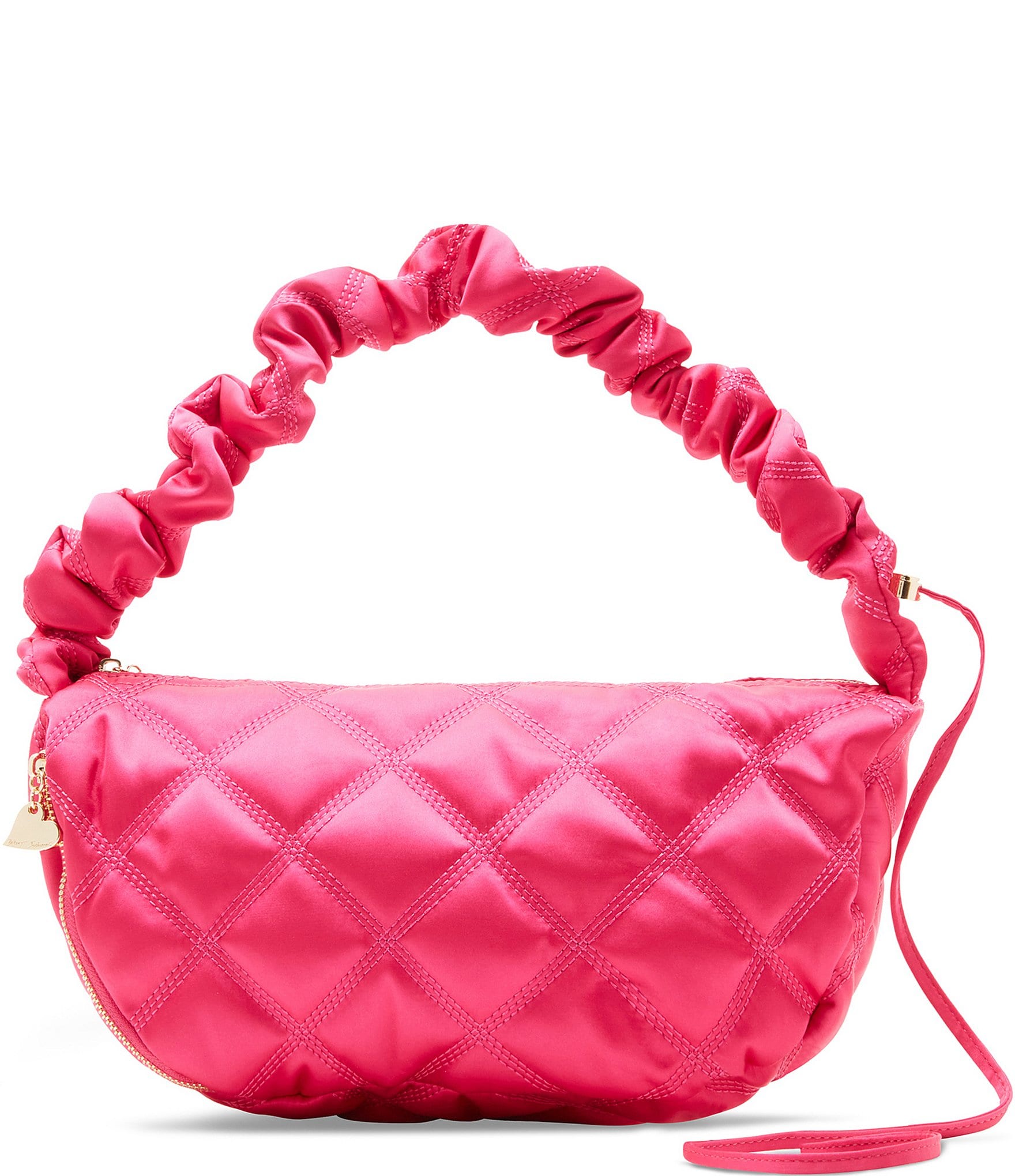 Betsey Johnson Quilted Nylon Sling Shoulder Bag