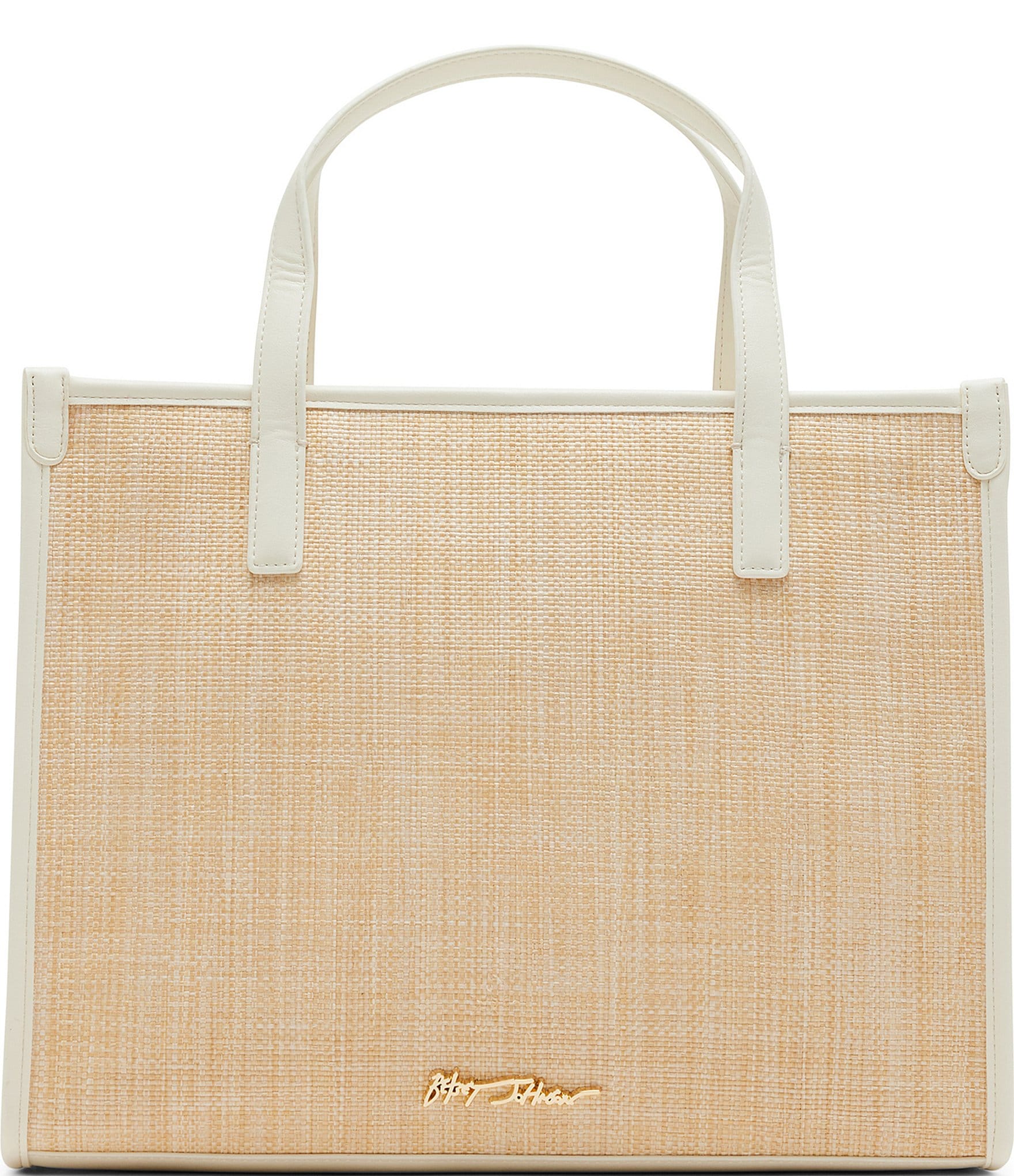 Betsey Johnson Shroomin Straw Shopper Tote Bag