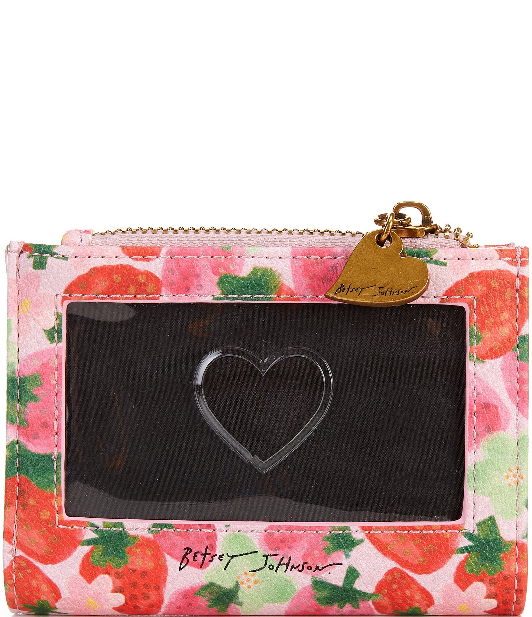 Betsey Johnson Strawberry Bifold Wallet