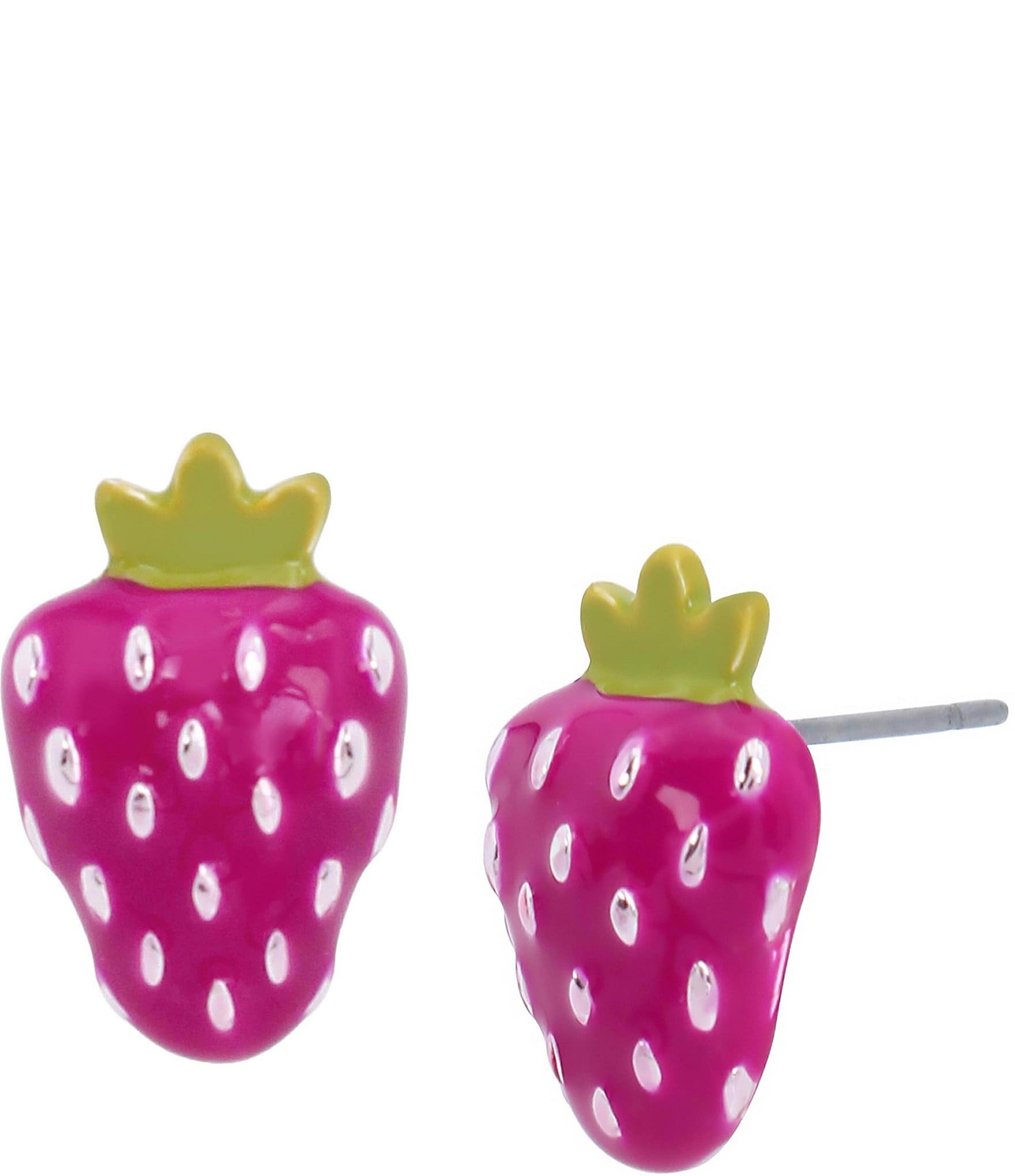 Betsey Johnson Strawberry Stud Earrings