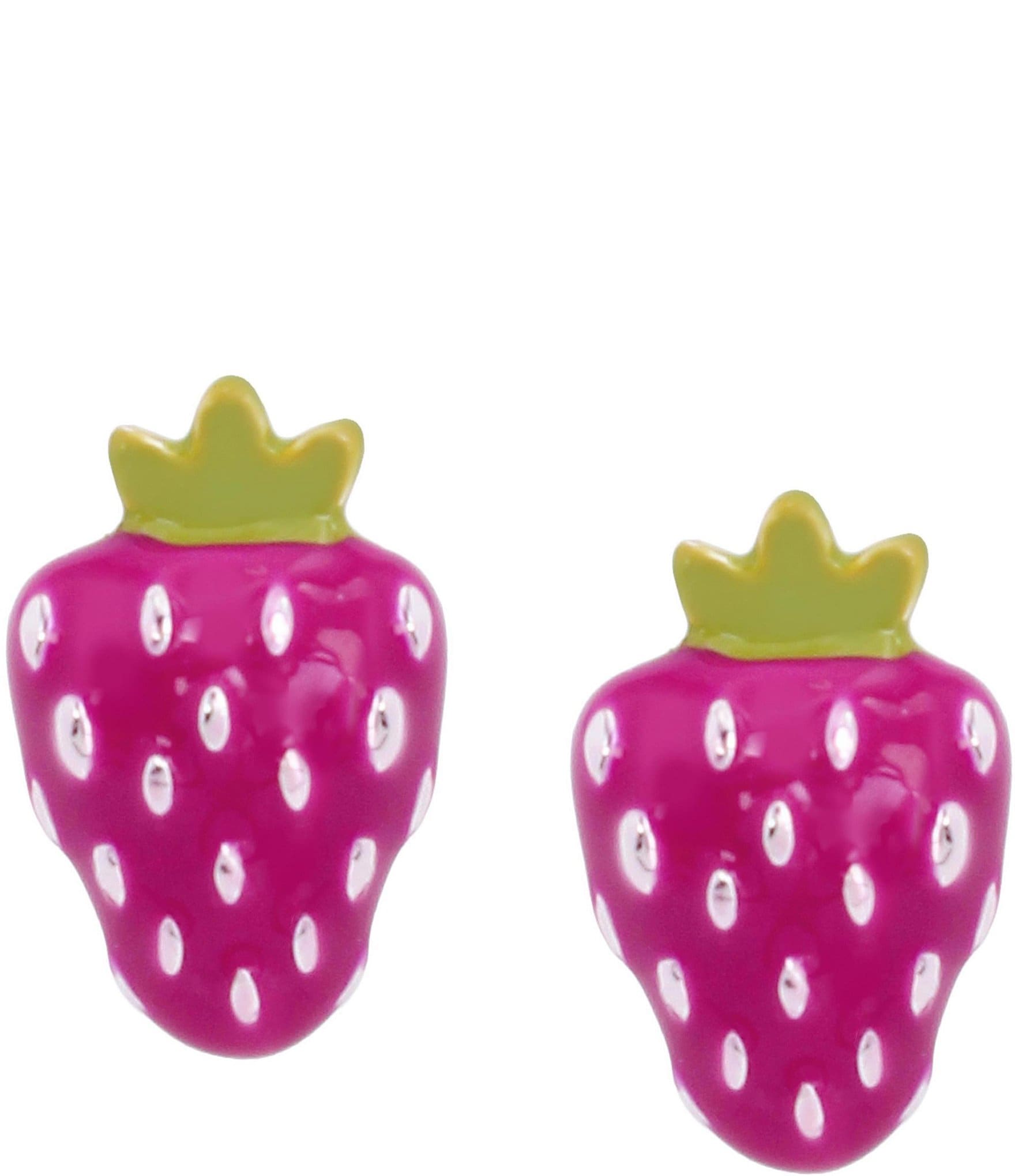 Betsey Johnson Strawberry Stud Earrings