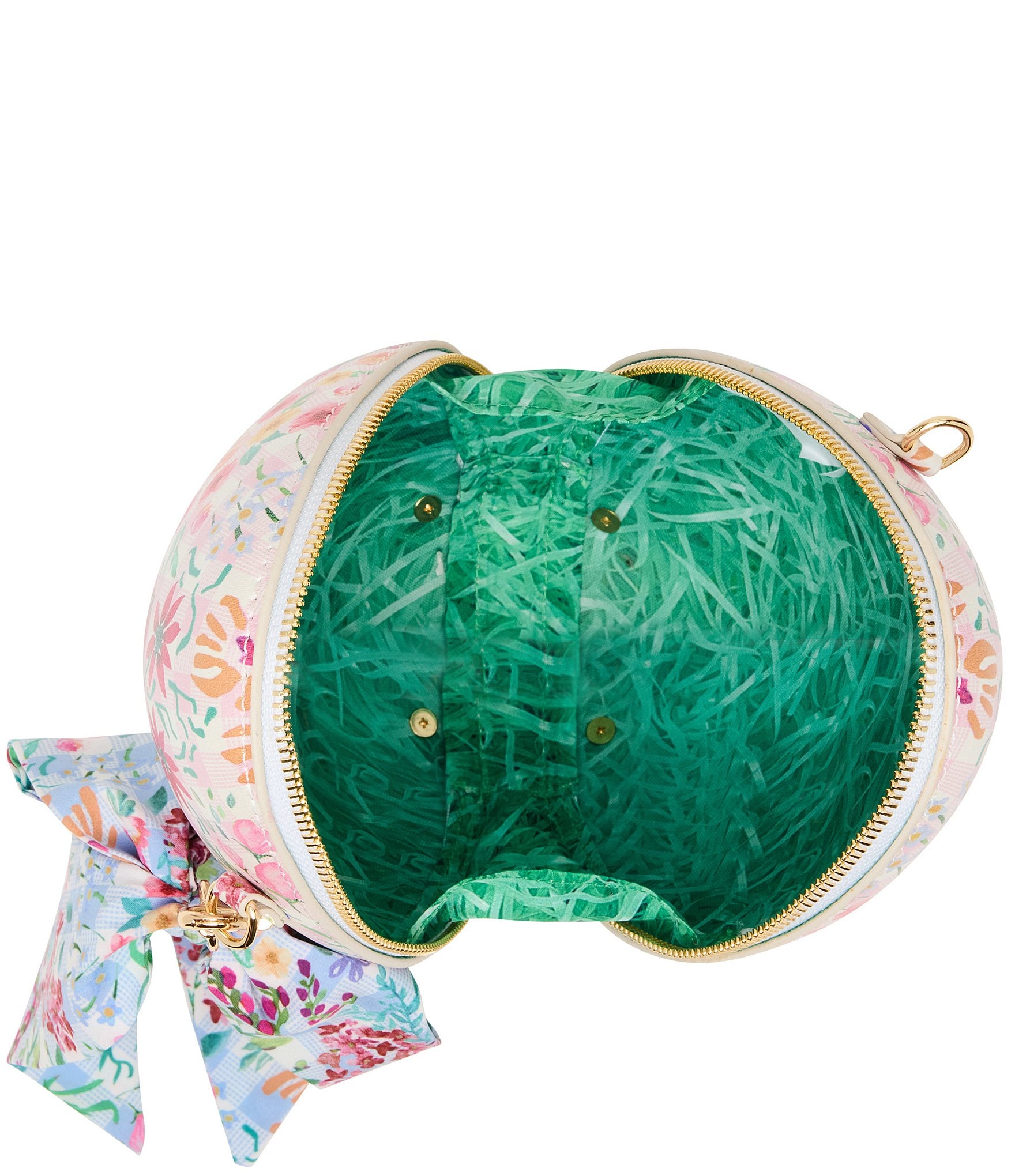 Betsey Johnson The Plot Chickens Beaded Top Handle Clutch