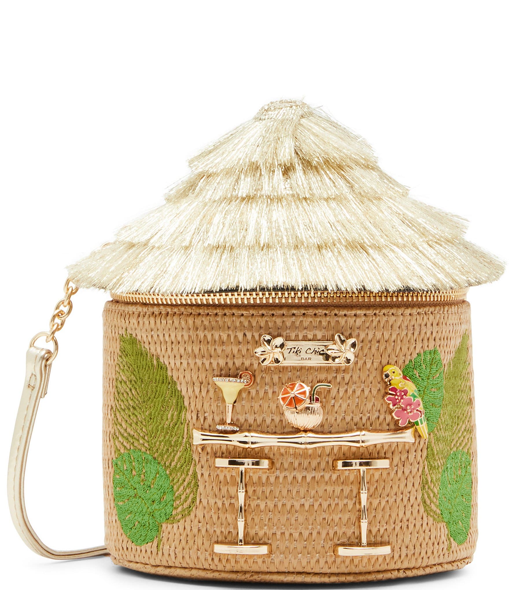 Betsey Johnson Tiki Bar Embellished Crossbody Bag