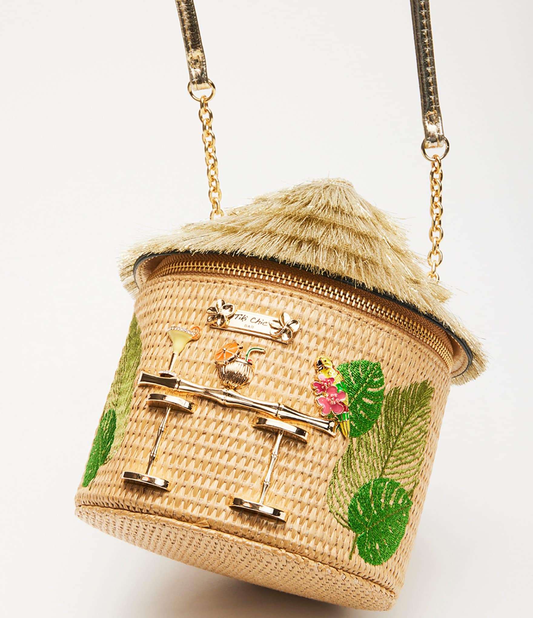 Betsey Johnson Tiki Bar Embellished Crossbody Bag