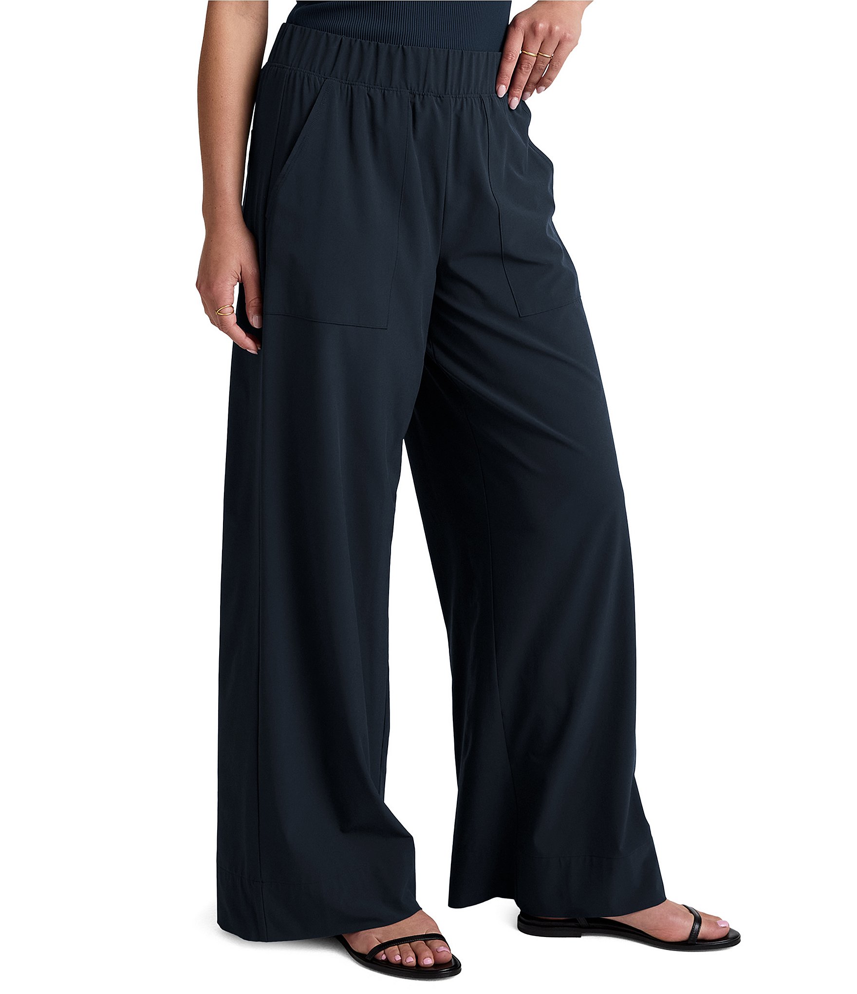 Beyond Yoga Easy Wide Leg Pull-On Lightweight Woven Pants