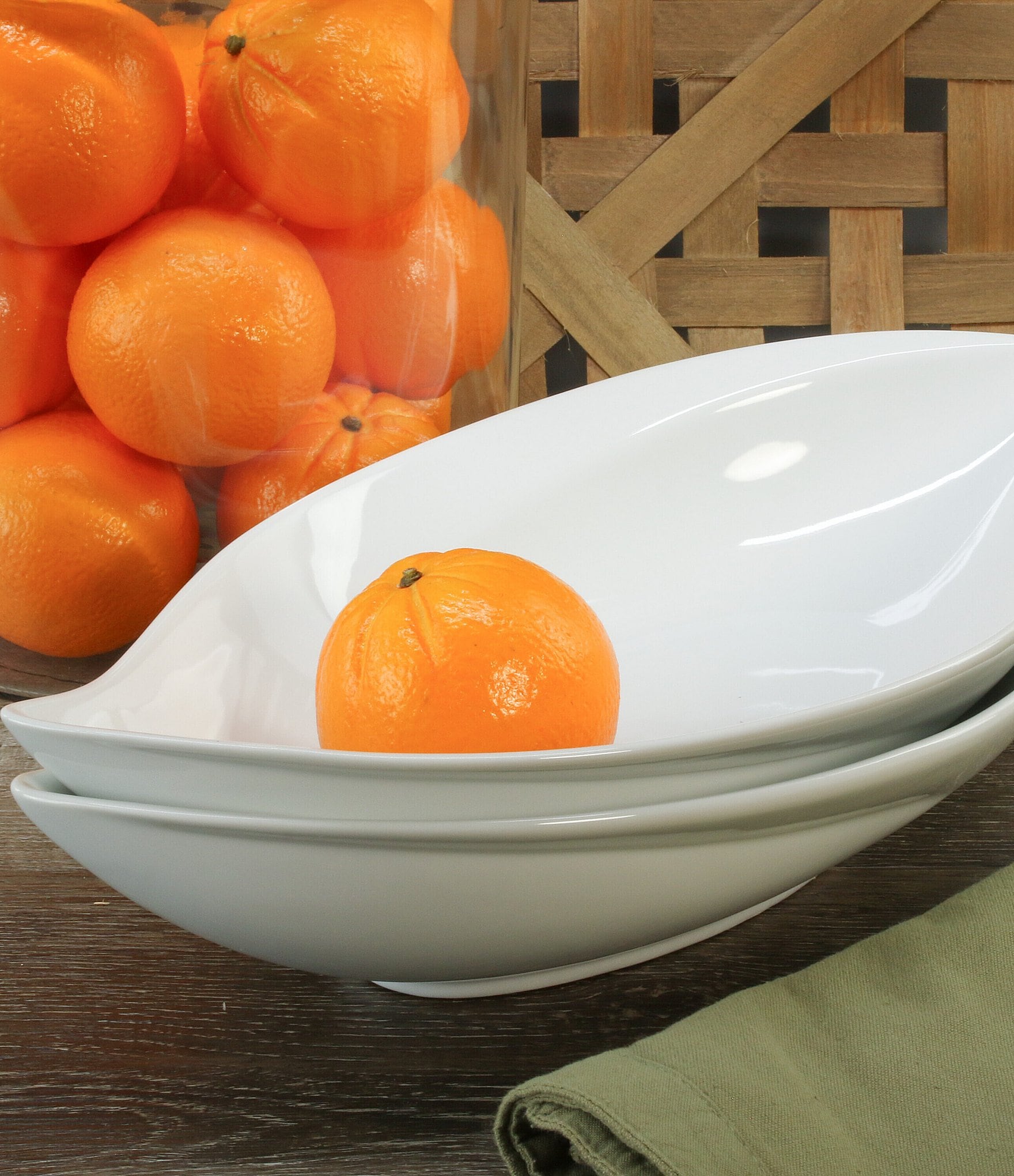 BIA Cordon Bleu Classic Collection Leaf Serving Bowl, Set of 2