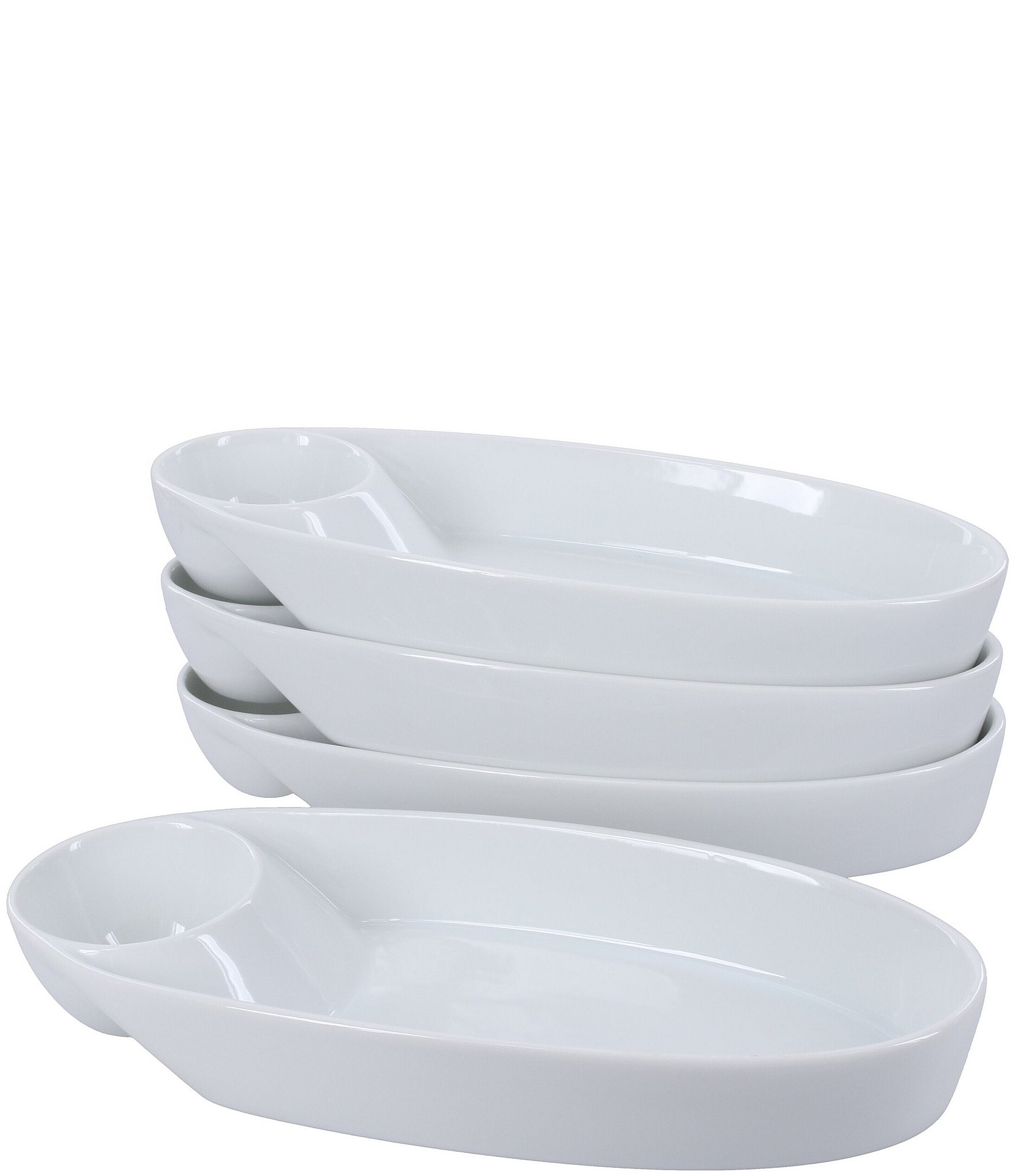 BIA Cordon Bleu Classic Collection Oval Chip N' Dip, Set of 4