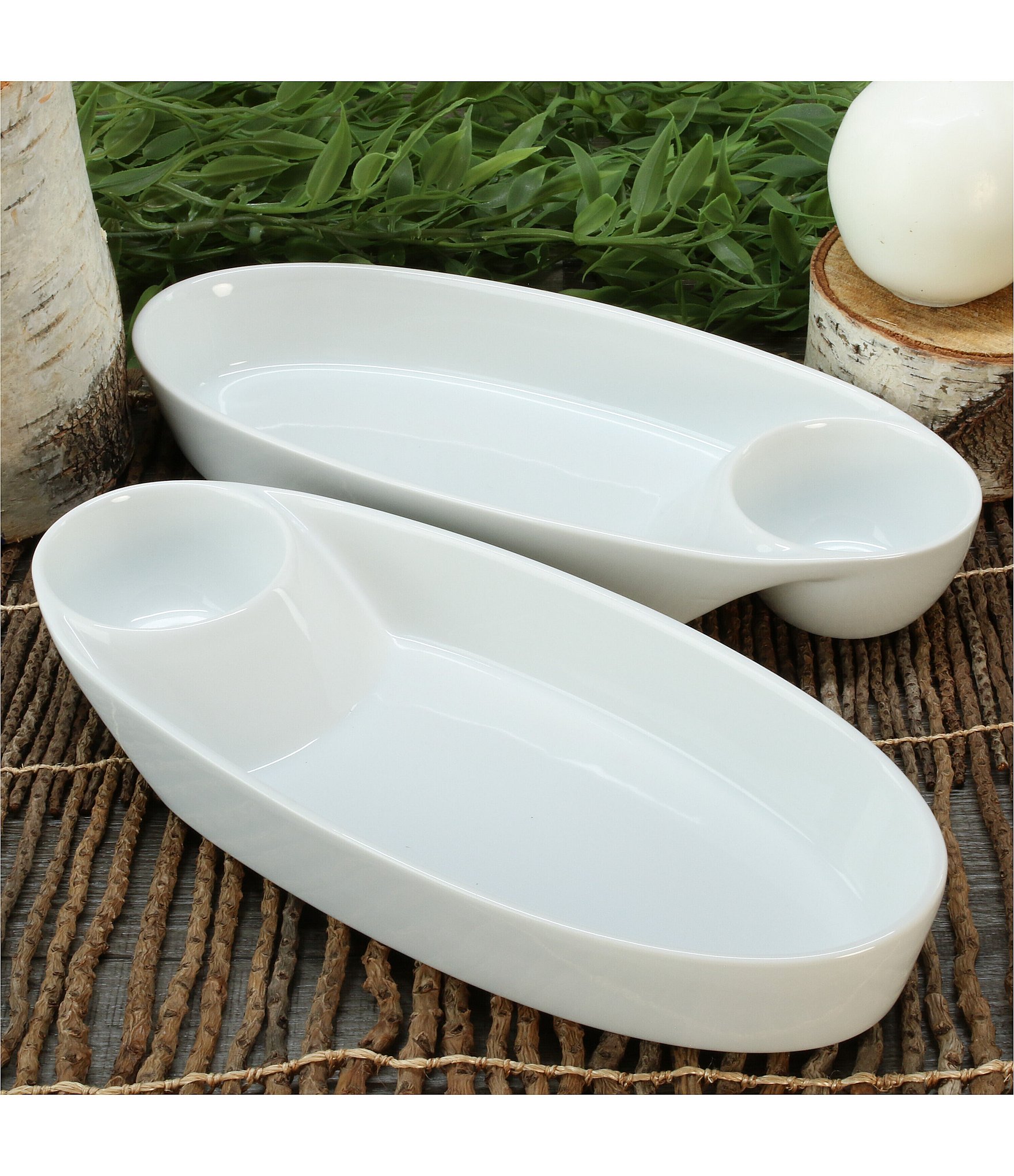 BIA Cordon Bleu Classic Collection Oval Chip N' Dip, Set of 4