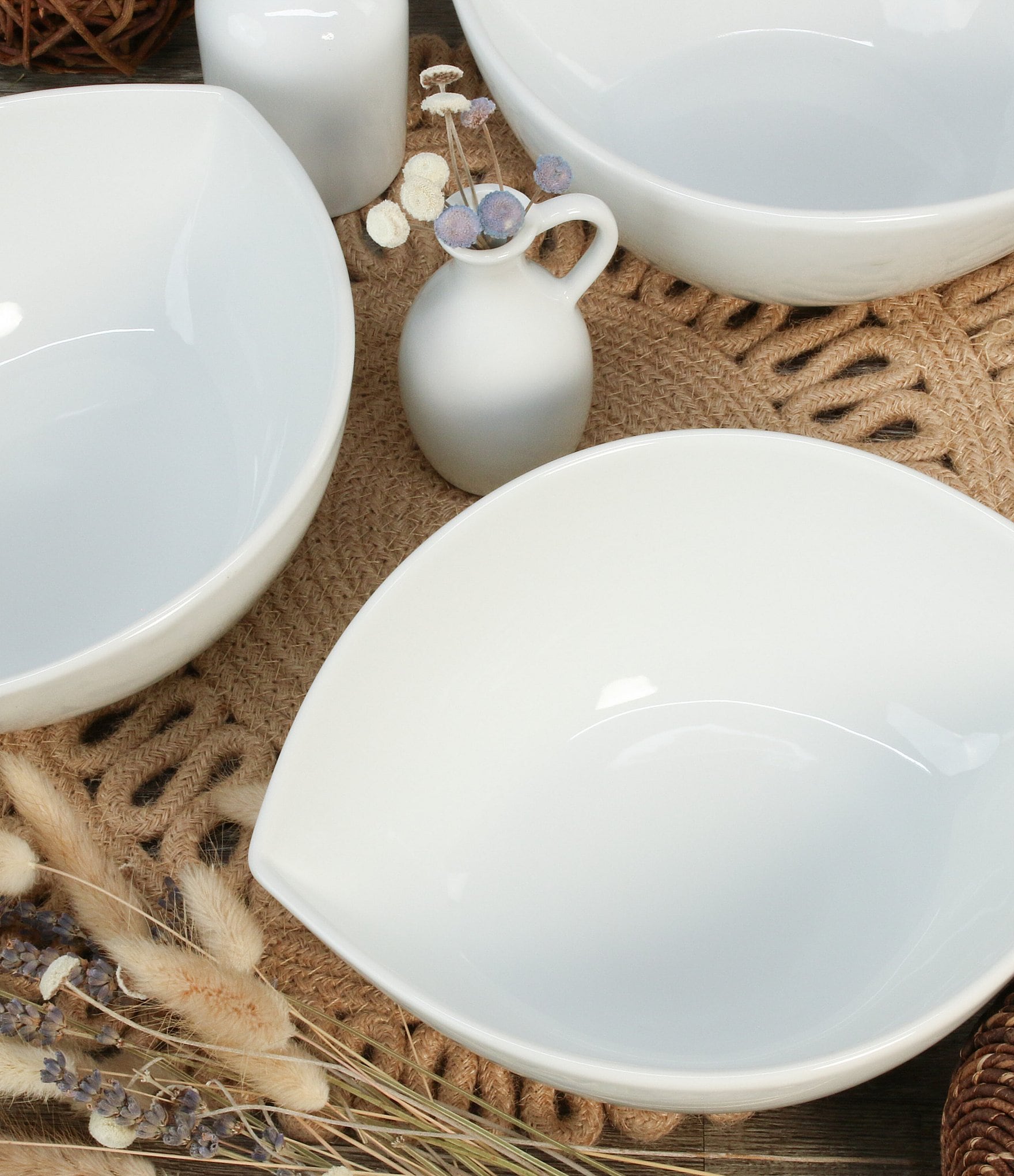 BIA Cordon Bleu Classic Collection Split Oval Serving Bowl, Set of 3