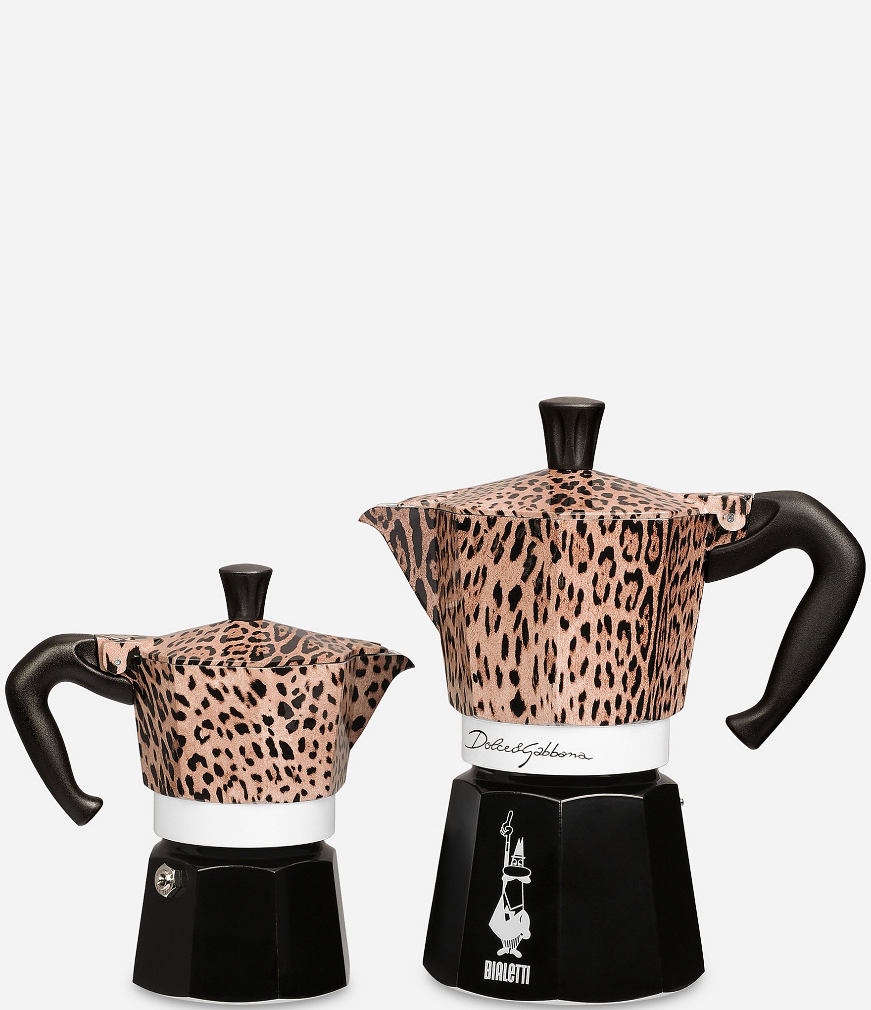 Bialetti x Dolce & Gabbana Leopardo Moka Express Coffee Maker, 6 Cup