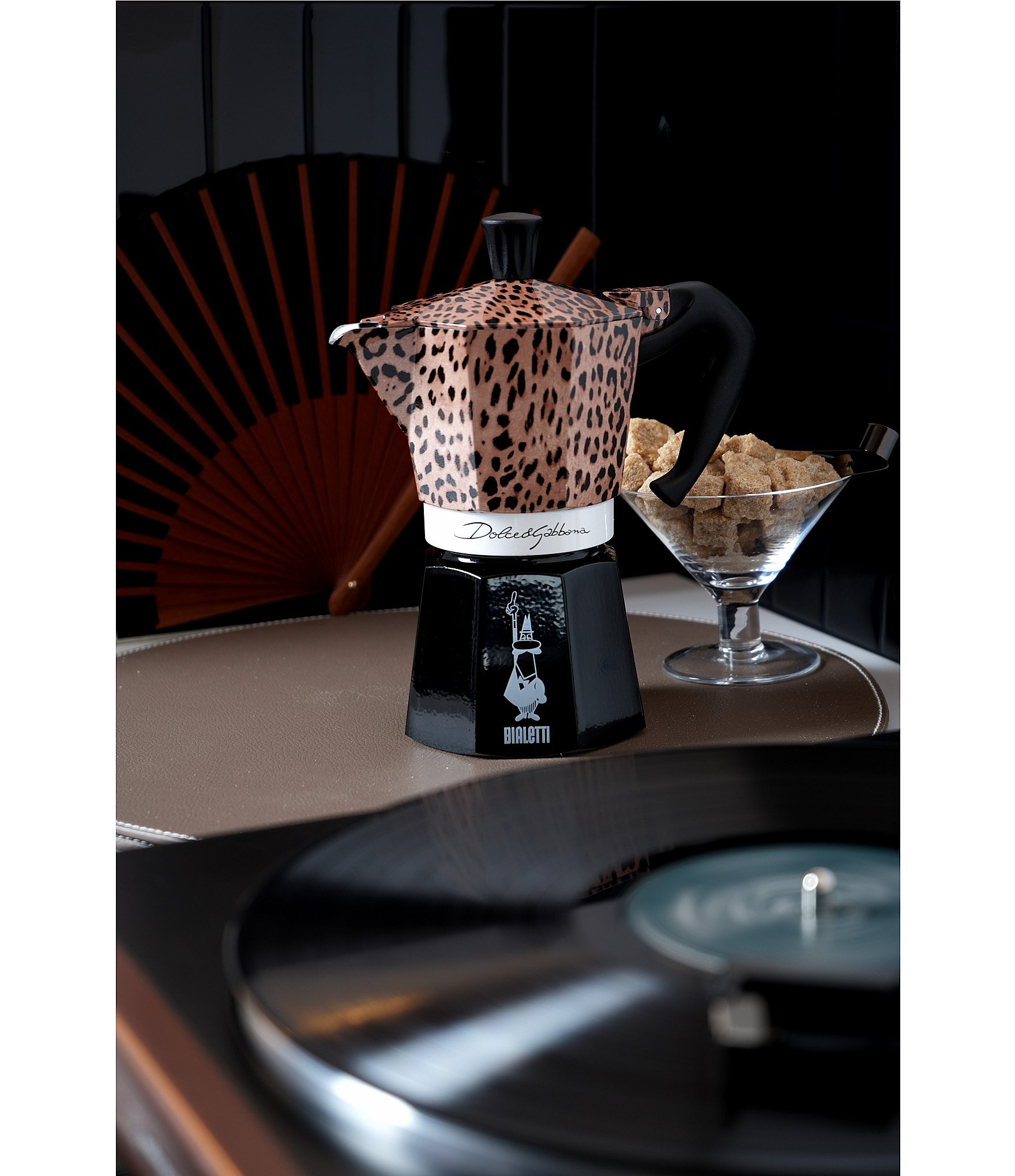 Bialetti x Dolce & Gabbana Leopardo Moka Express Coffee Maker, 6 Cup