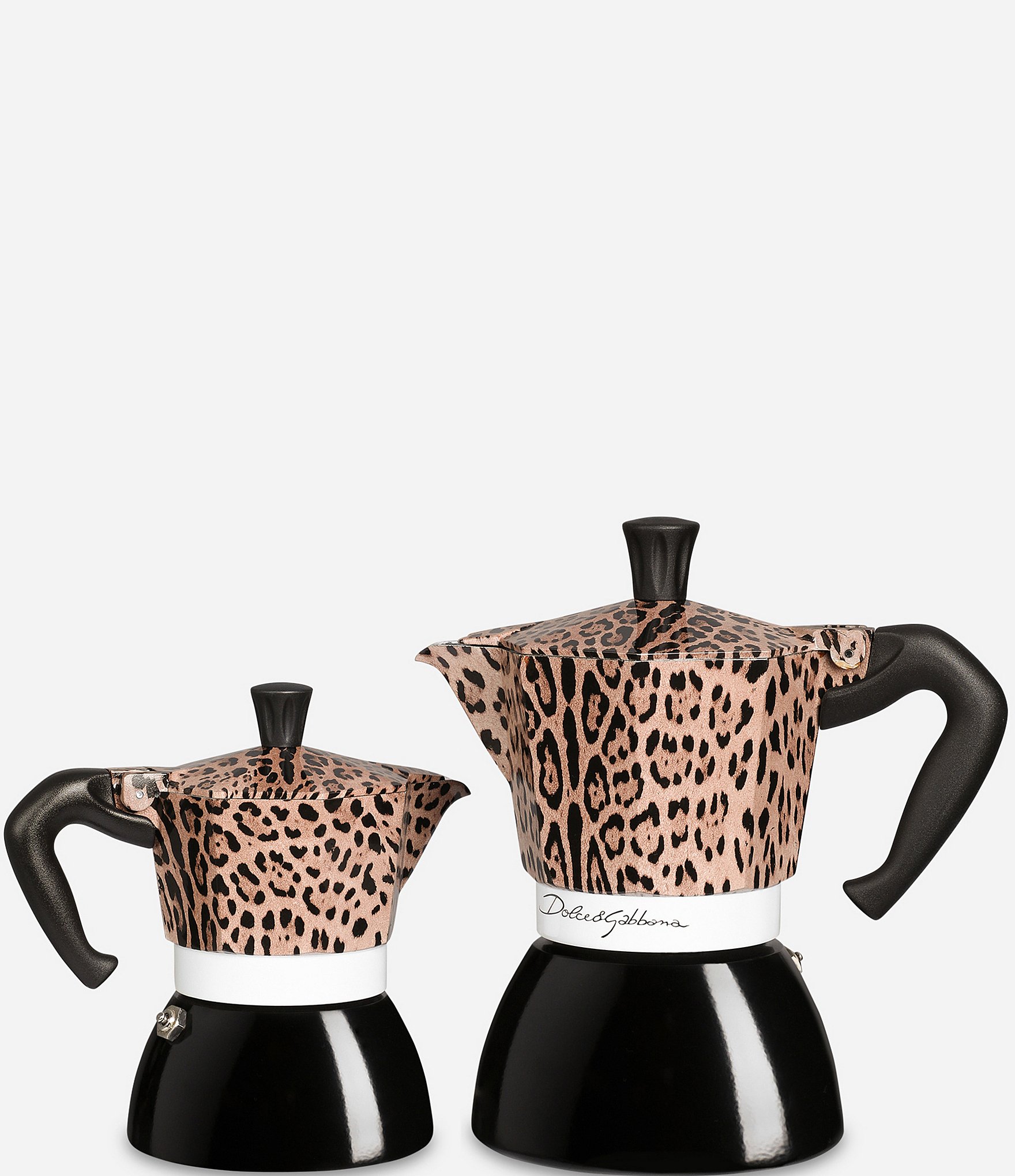 Bialetti x Dolce & Gabbana Leopardo Moka Induction Coffee Maker, 4 Cup