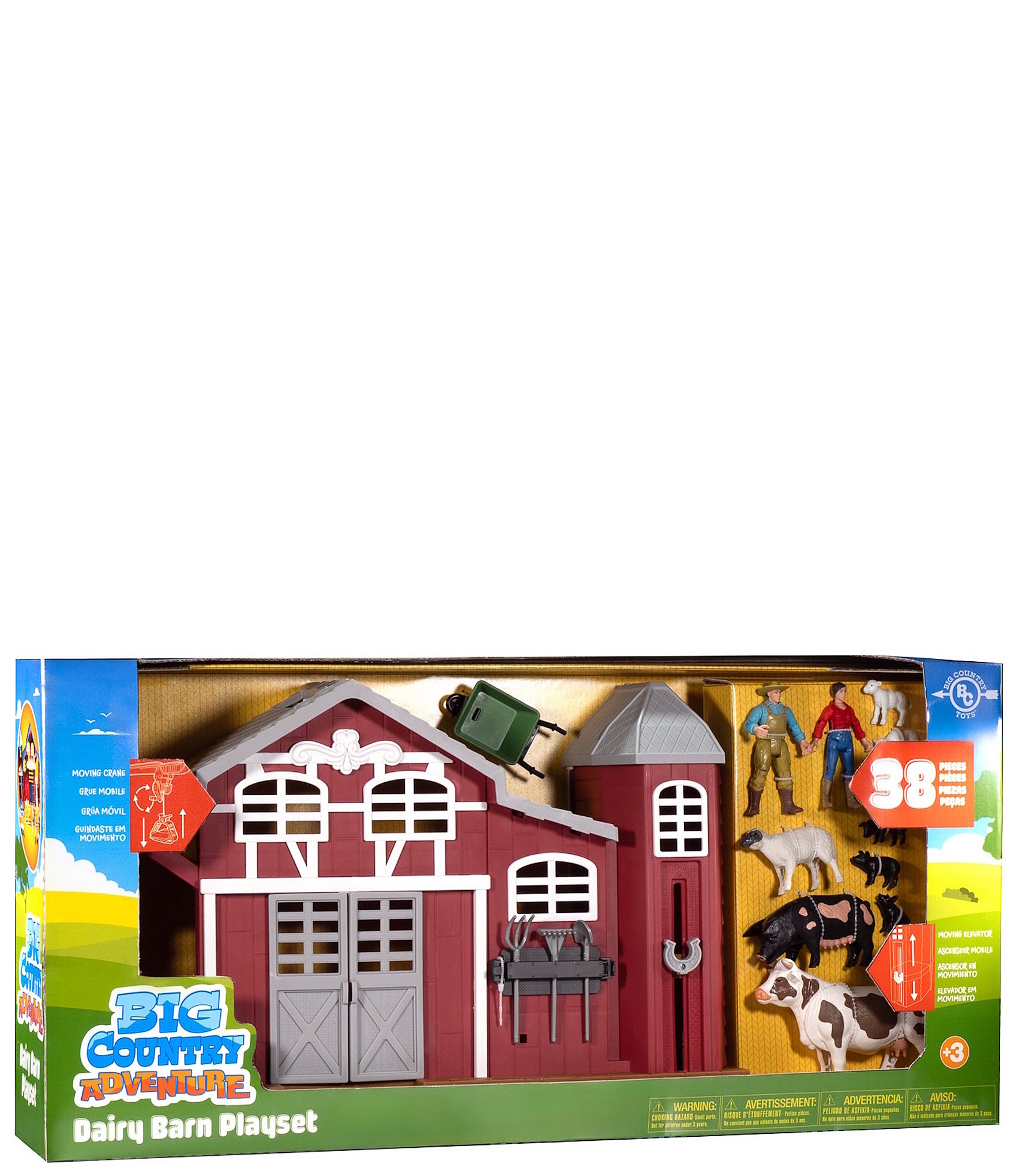 Big Country Dairy Barn 38-Piece Playset
