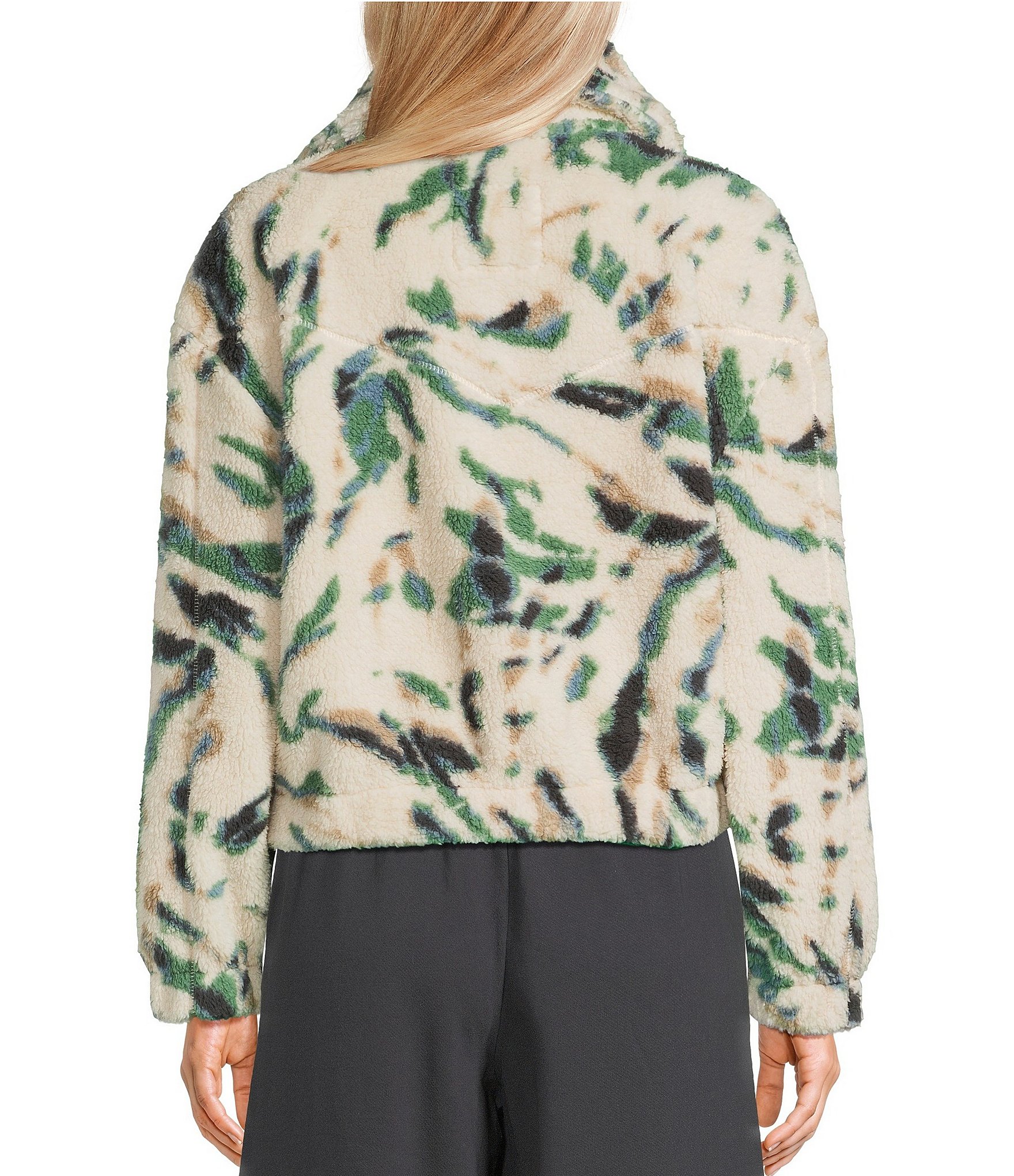 Billabong Barra Printed Long Sleeve Fleece Pullover