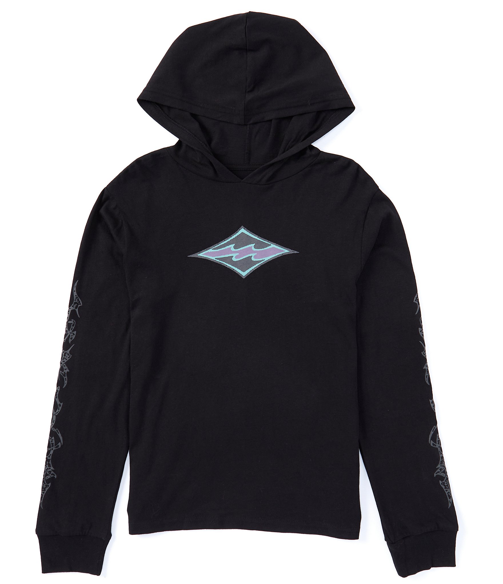 Billabong Big Boys 8-20 Long Sleeve Diamond Hooded Pullover