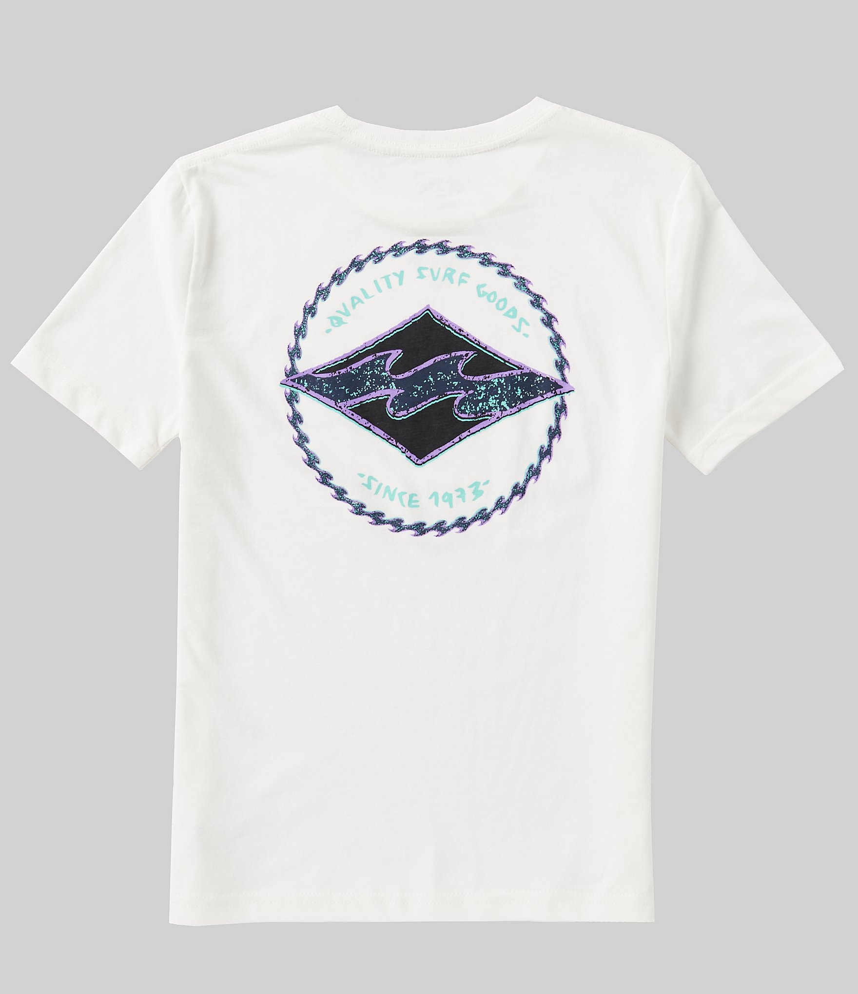 Billabong Big Boys 8-20 Short Sleeve Wave Logo Graphic T-Shirt