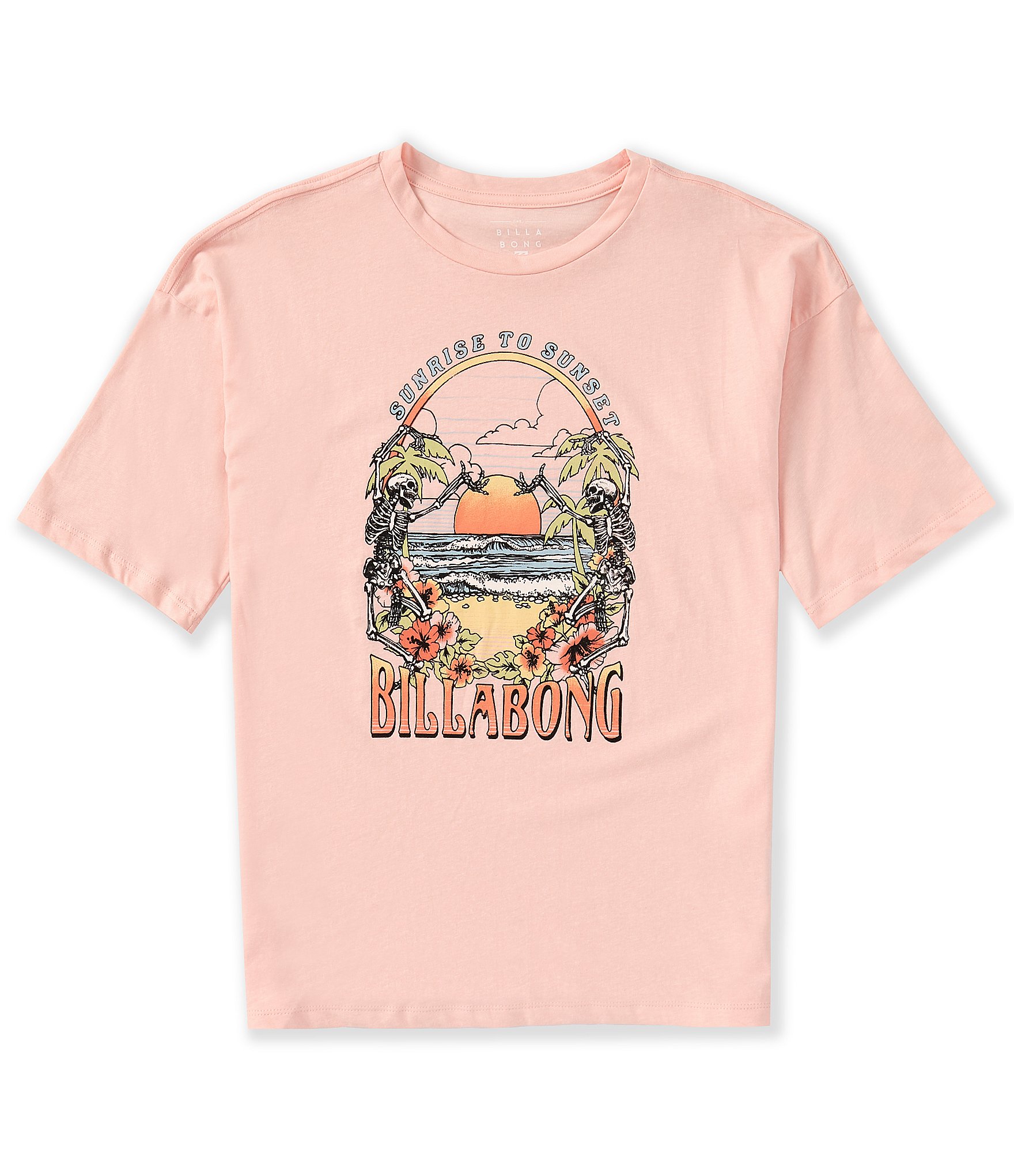 Billabong Big Girls 7-16 Paradise Frame Short Sleeve Graphic T-Shirt