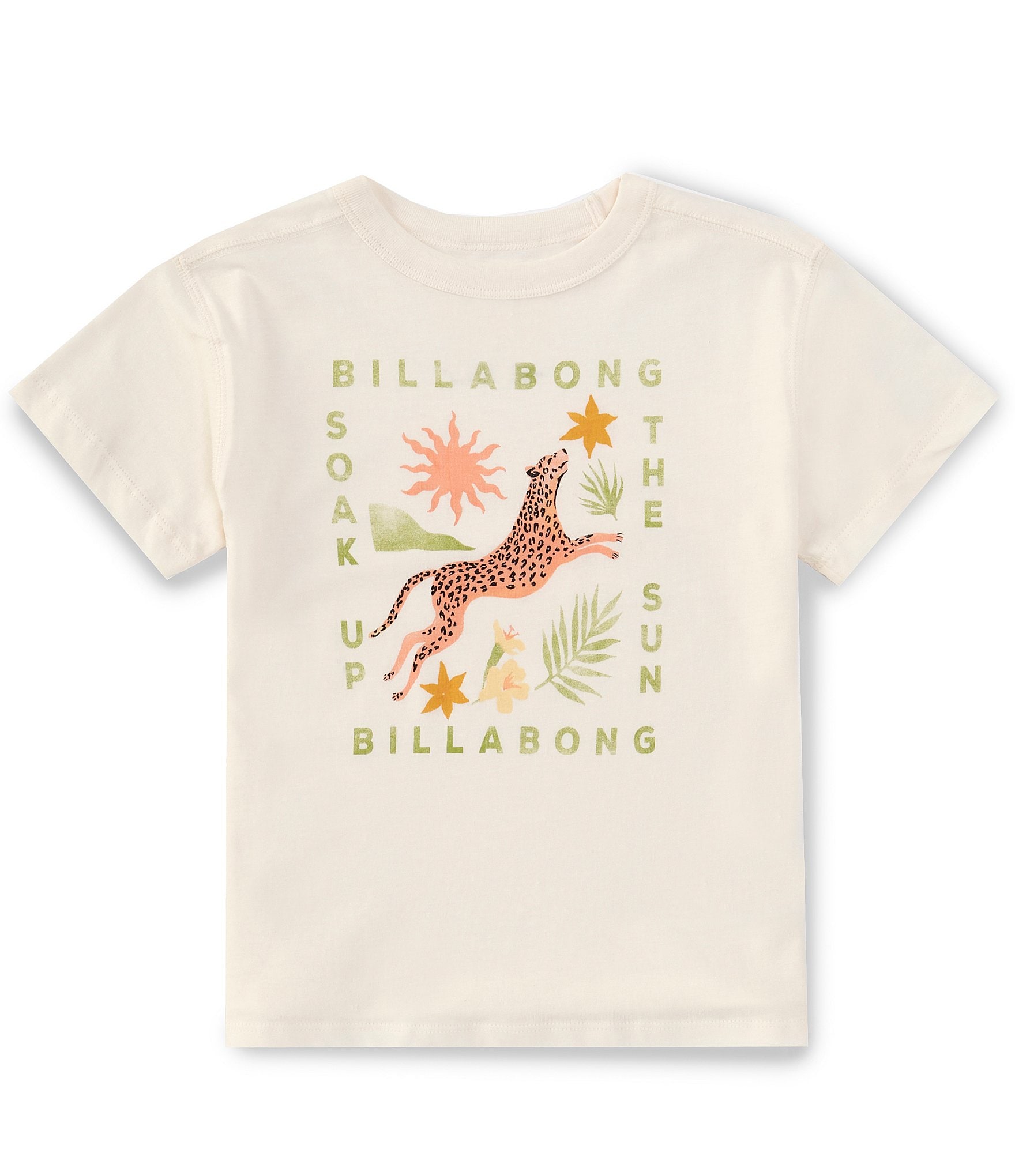 Billabong Big Girls 7-16 Short-Sleeve Soak Up The Sun Graphic T-Shirt