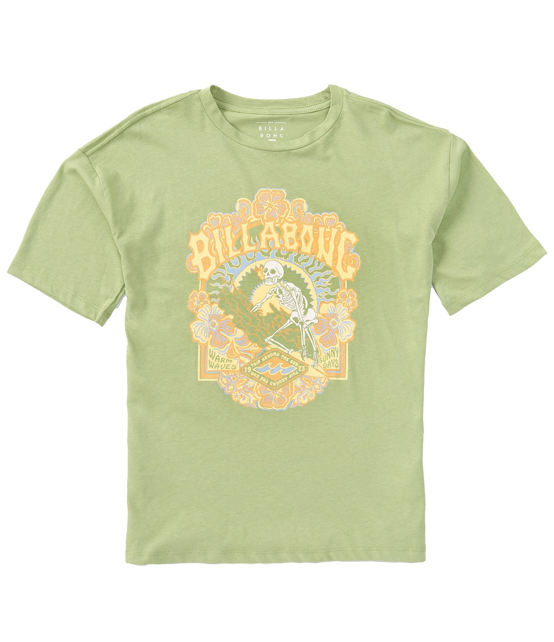 Billabong Big Girls 8-12 Sunny Days Short Sleeve T-Shirt