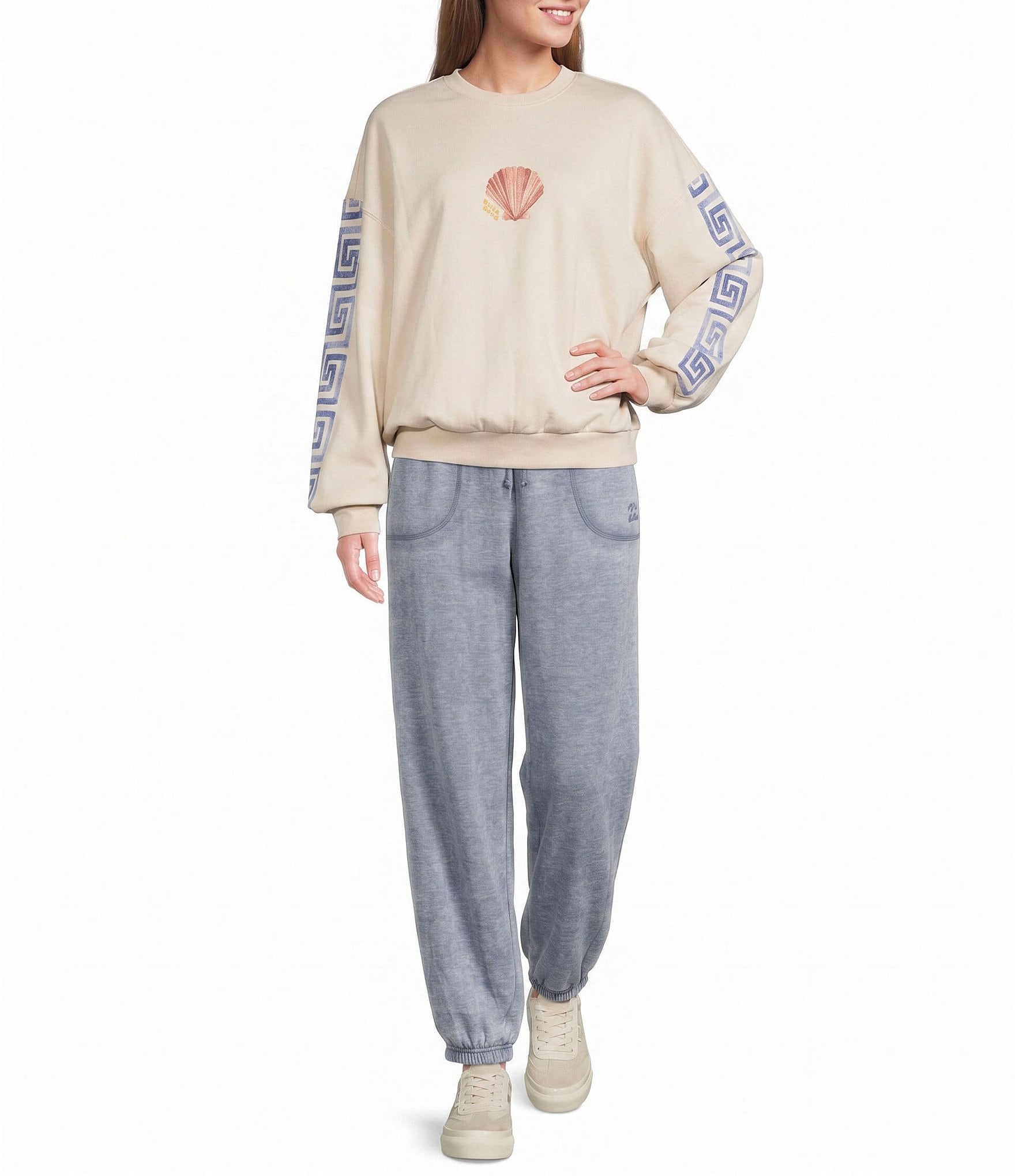 Billabong Carnival Kendal Long Sleeve Fleece Sweatshirt