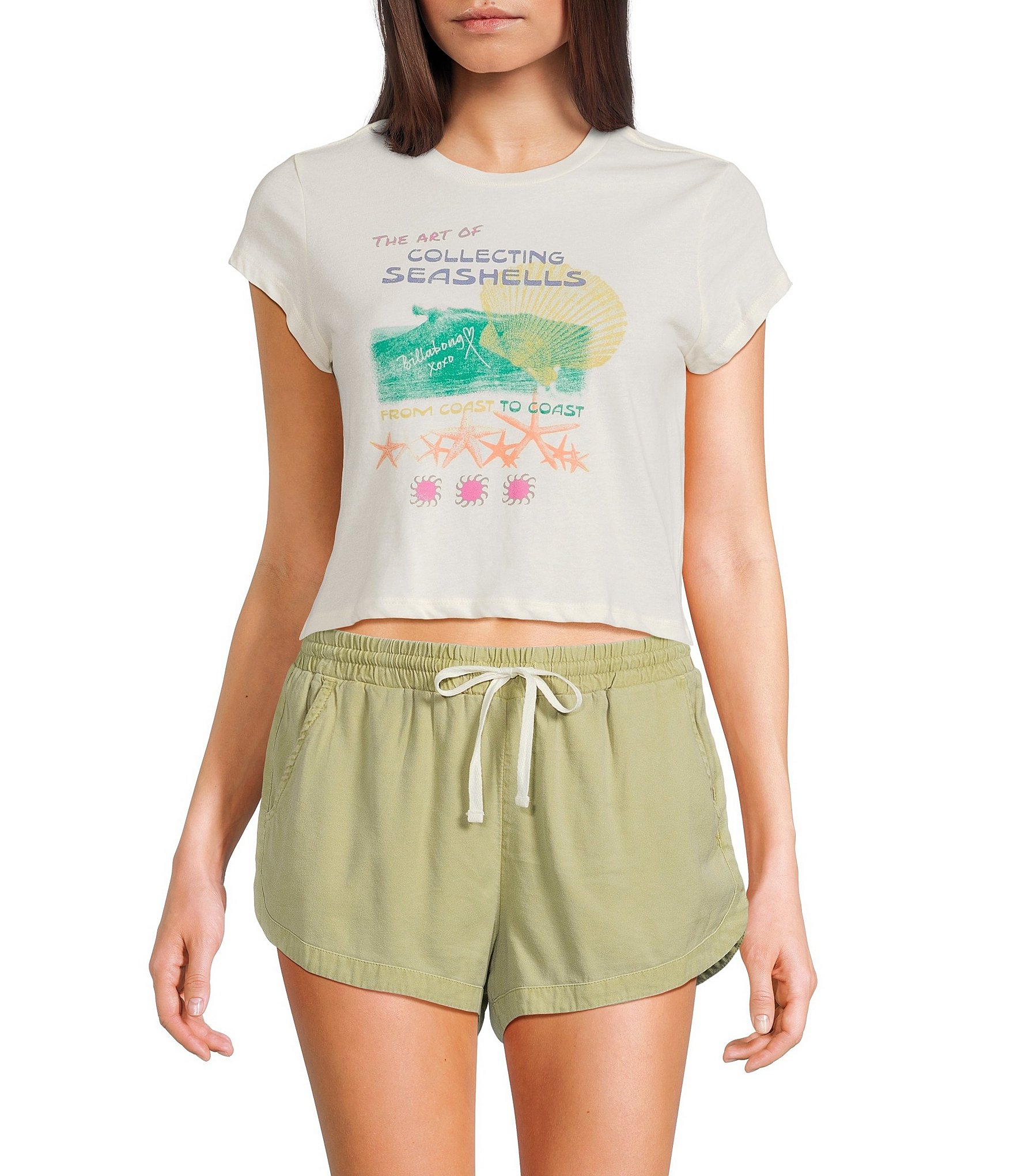 Billabong Coastal Adventures Cap Sleeve T-Shirt