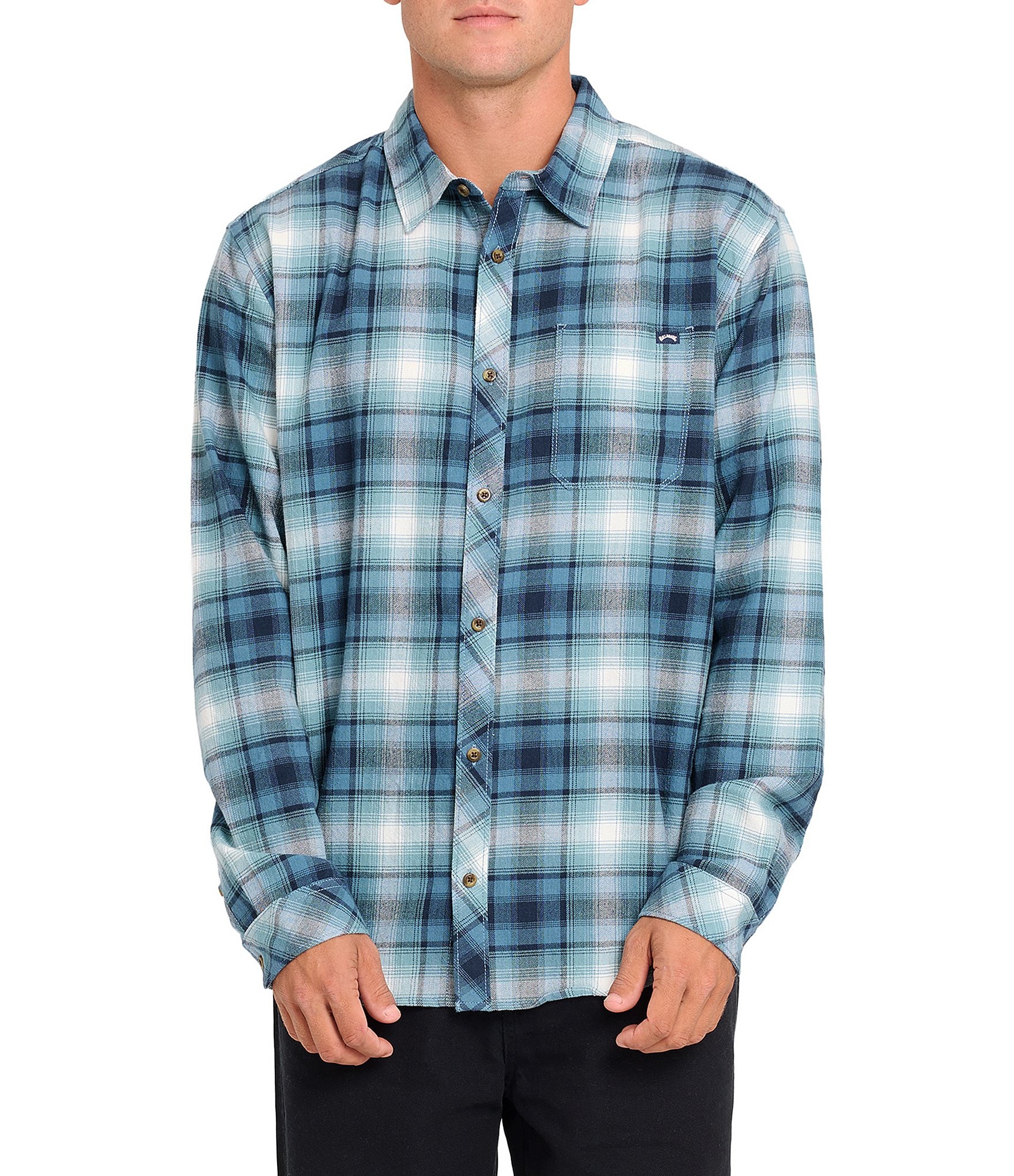 Billabong Coastline Plaid Flannel Shirt