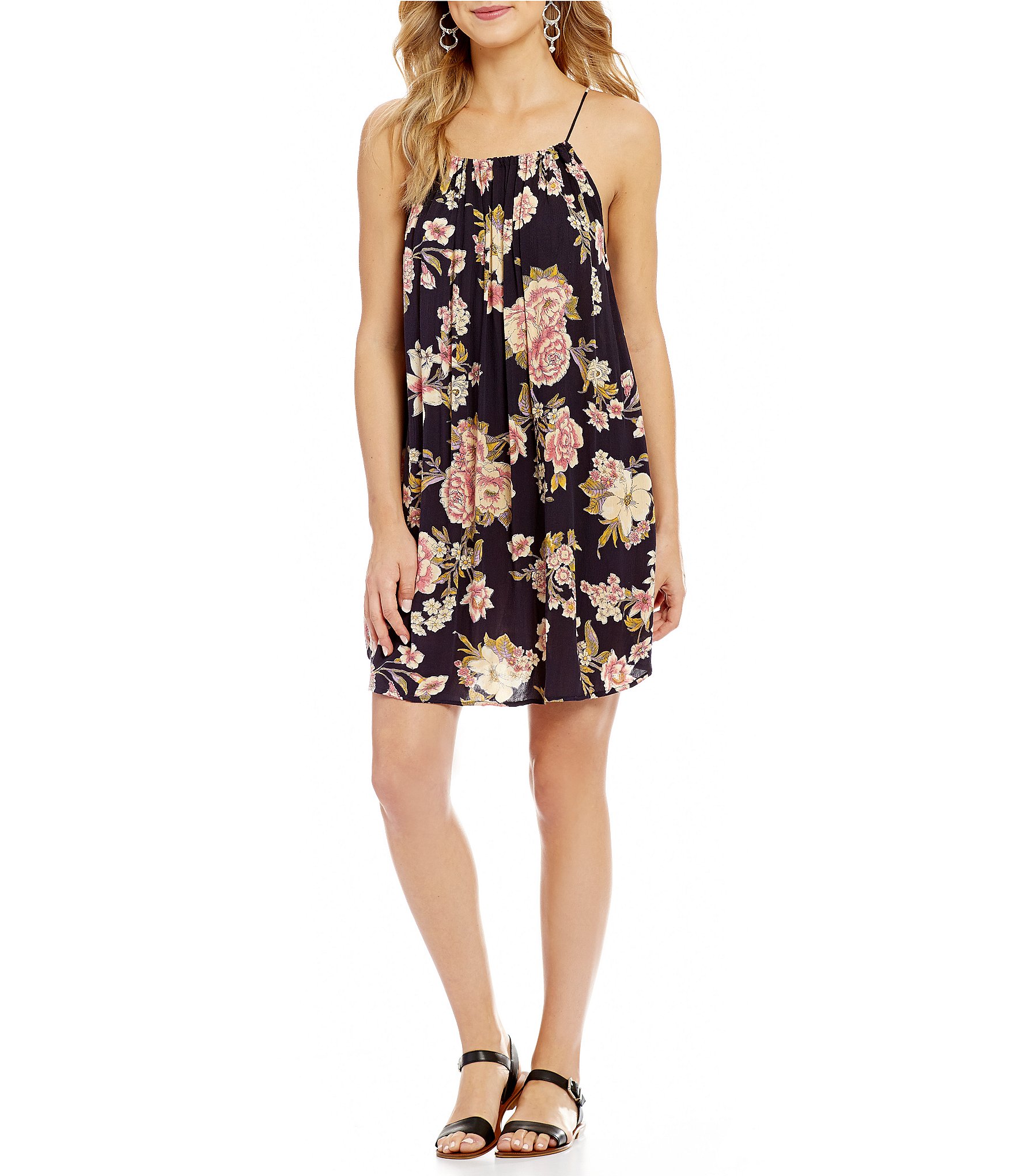 Billabong Come Along Floral-Printed Swing Dress | Dillards