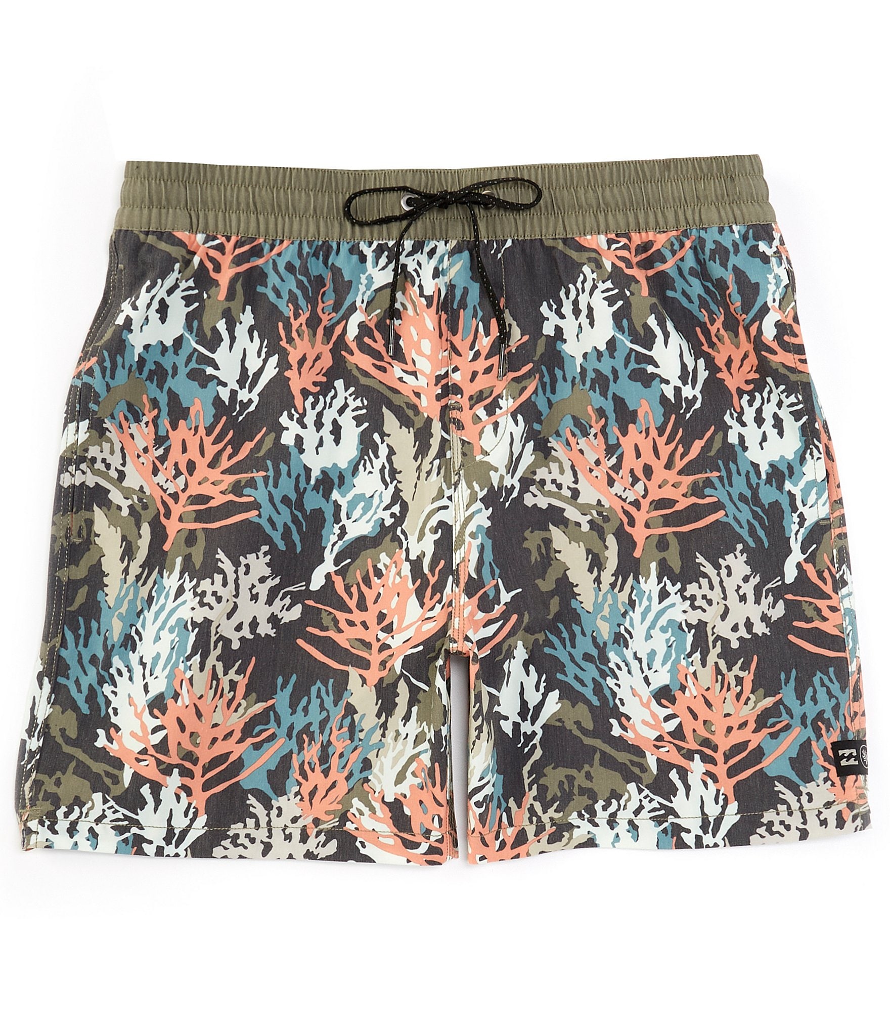 Billabong Coral Garden Layback Performance 17#double; Outseam Board Shorts