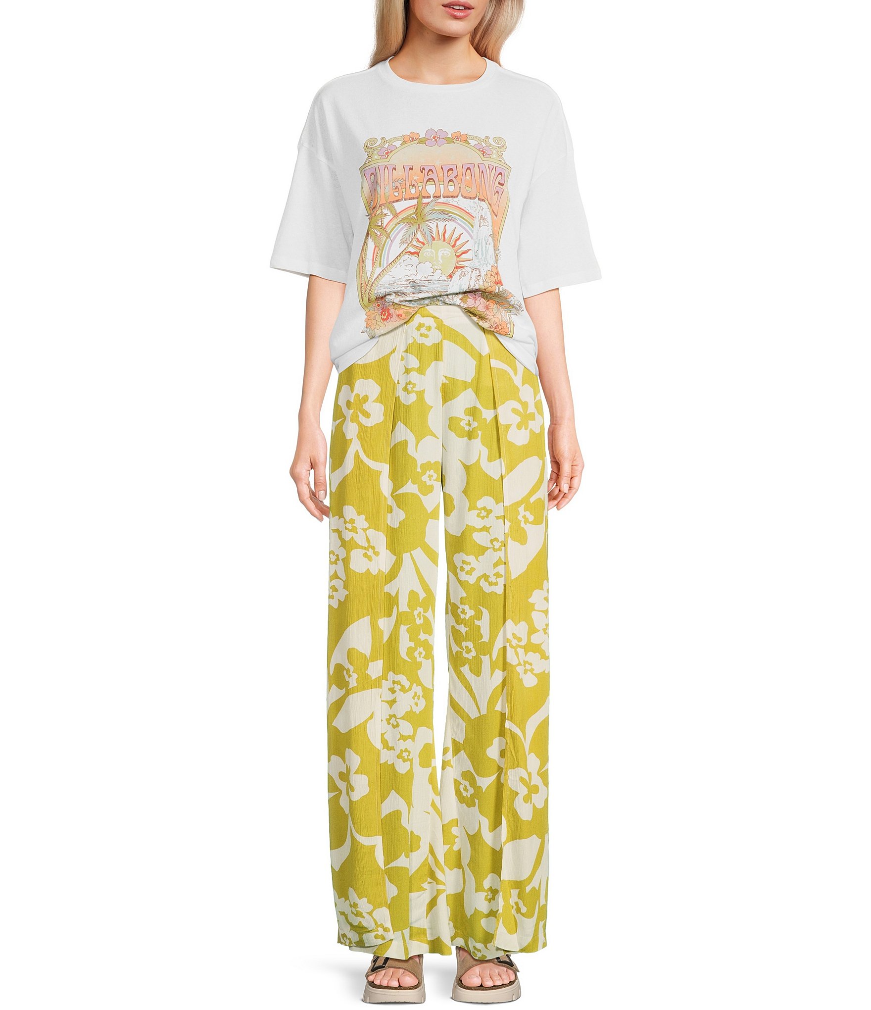 Billabong Golden Hour Oversized Graphic T-Shirt