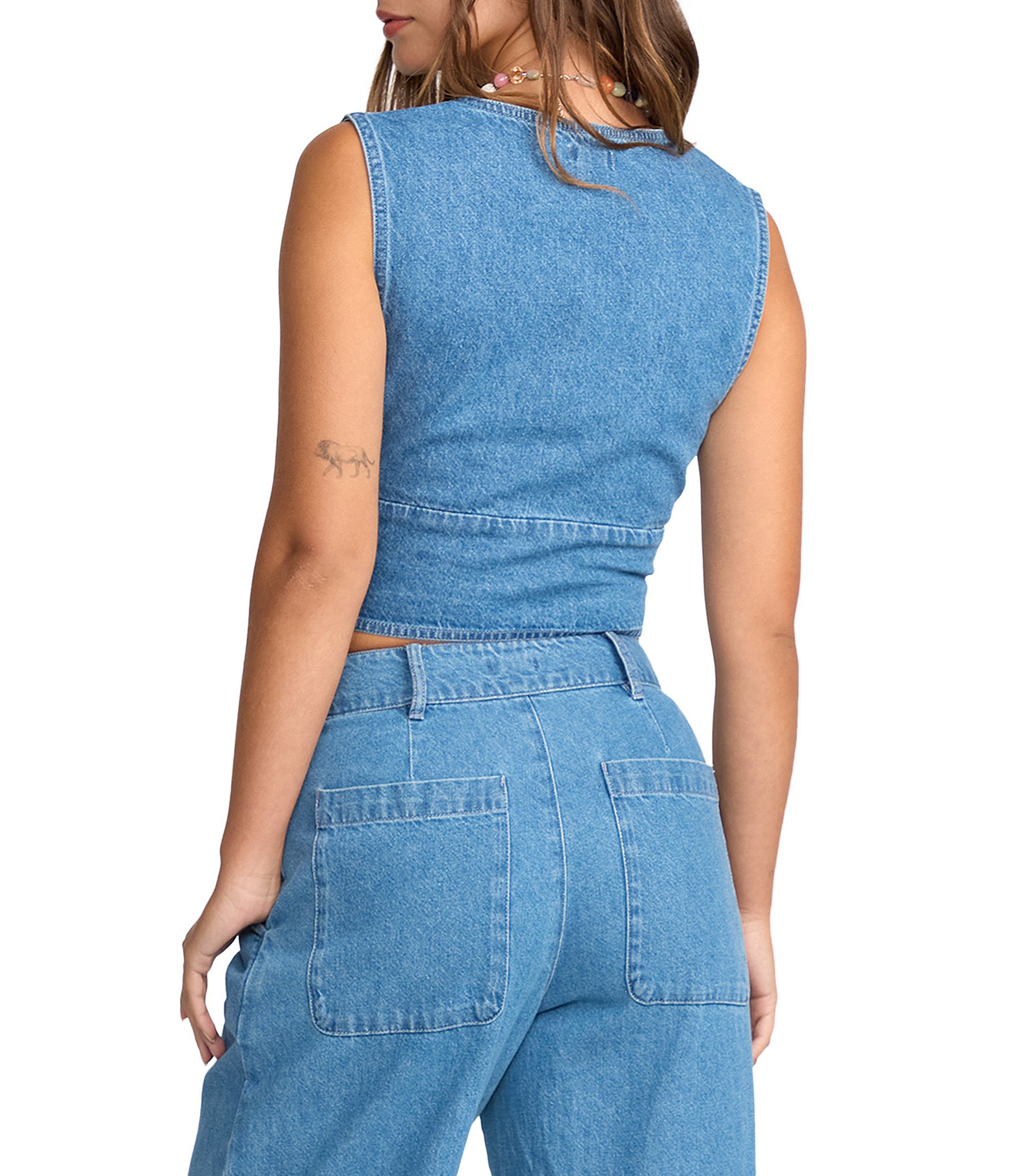 Billabong Indigo Skies Sleeveless Denim Top