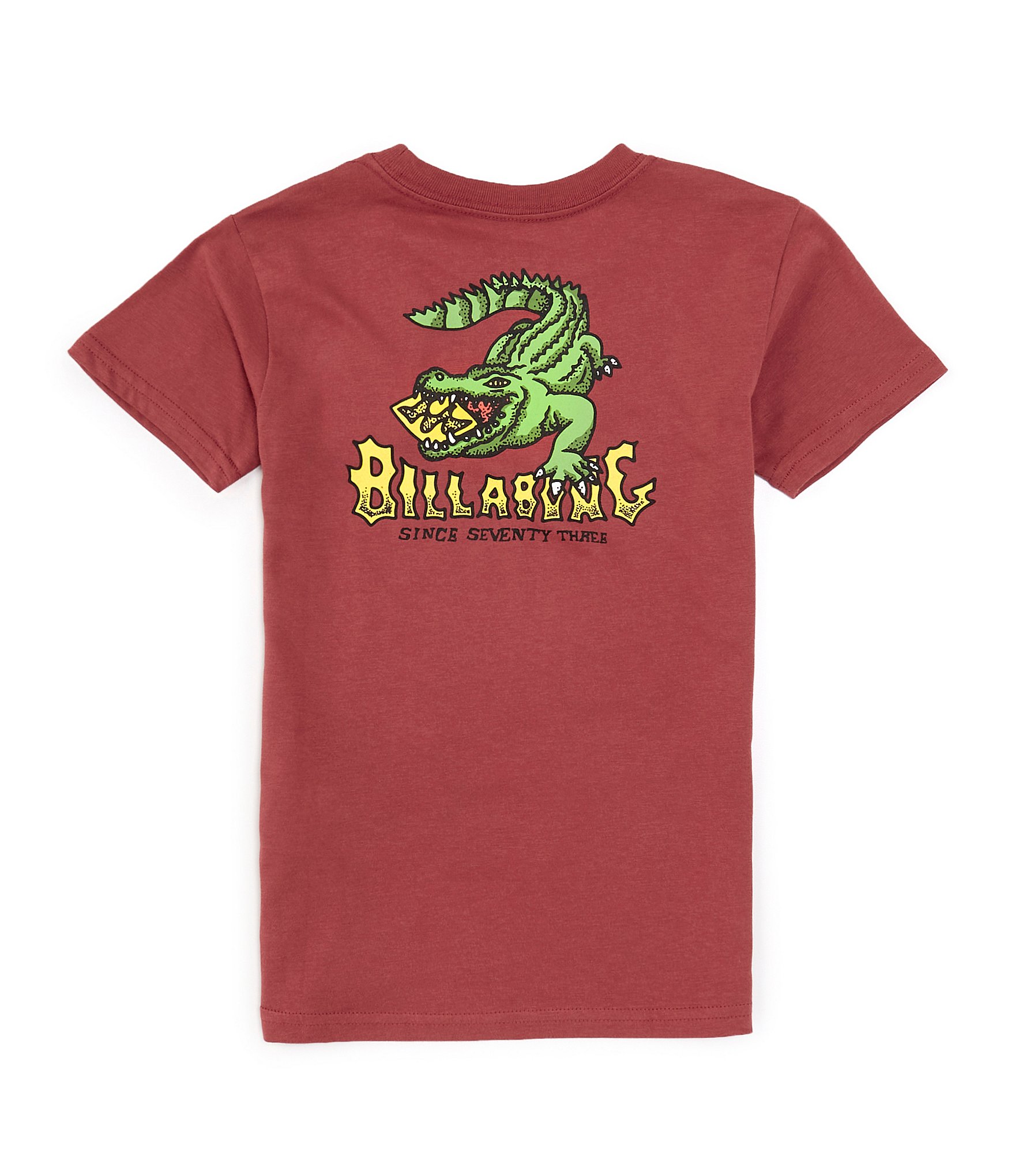 Billabong Little Boys 2T-7 Short Sleeve Croc T-Shirt