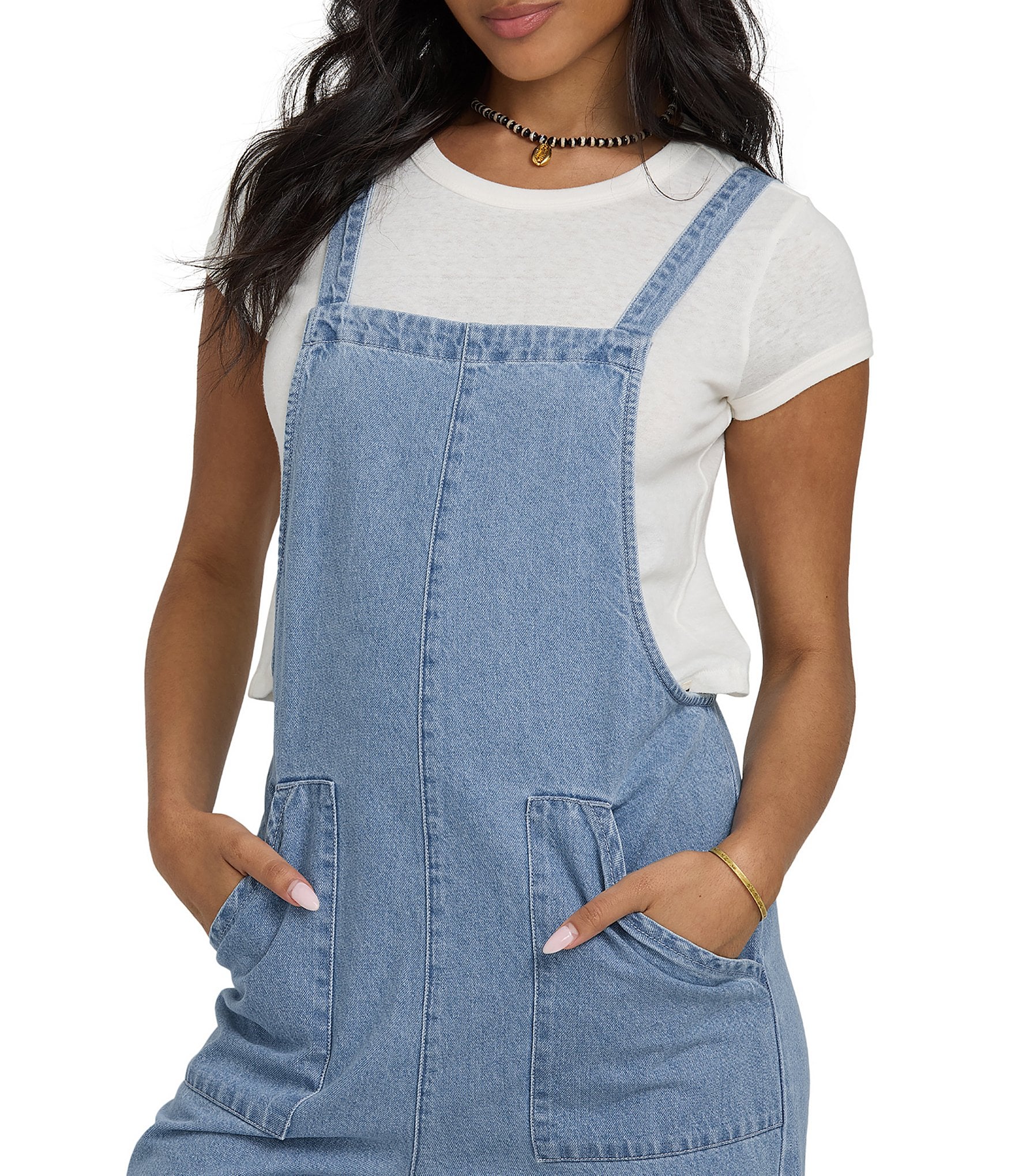 Billabong Pacific Time Denim Overalls