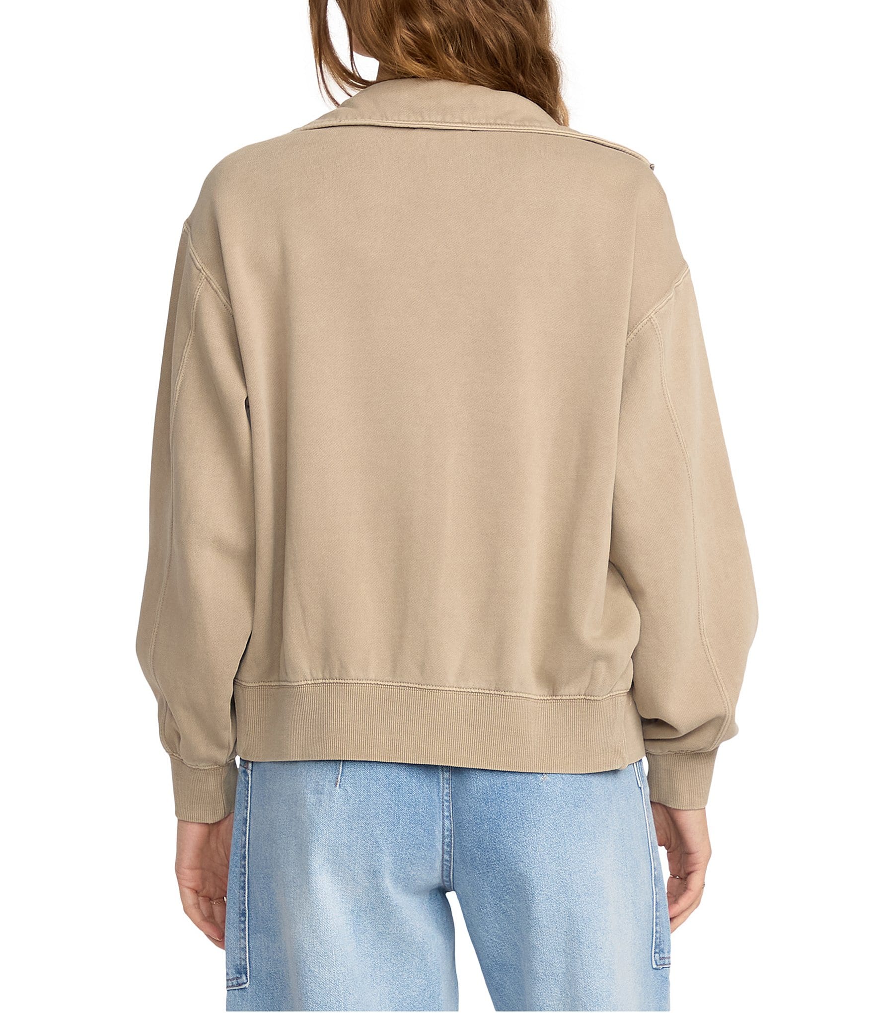 Billabong Sun Lit Long Sleeve Brushed Fleece Zip-Up Jacket