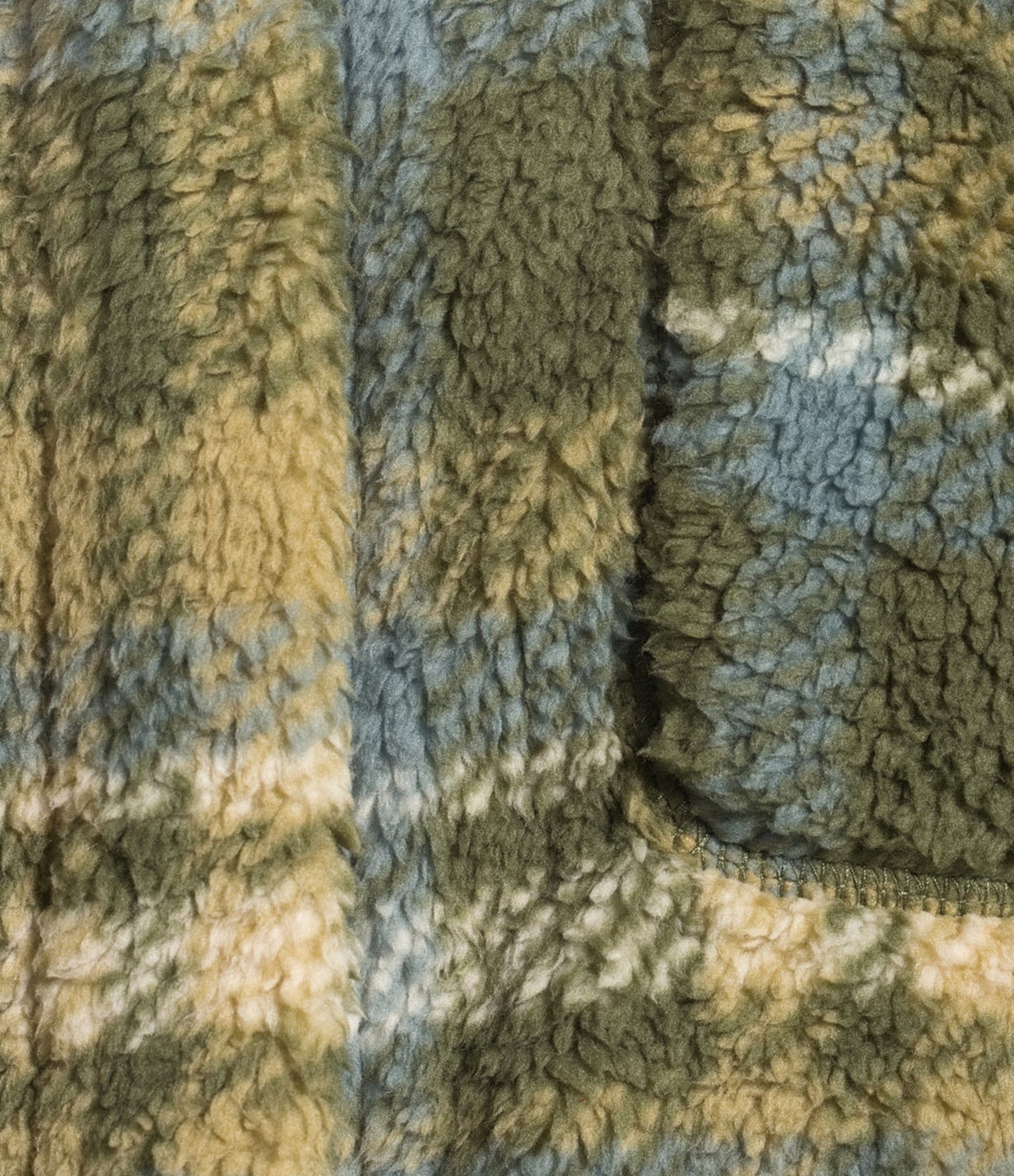 Billabong Sundown Plaid Long Sleeve Sherpa Shacket