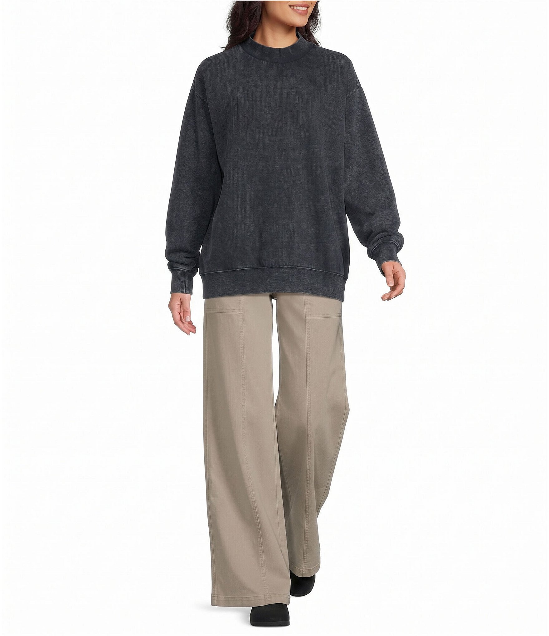 Billabong Sunwashed Long Sleeve Fleece Sweatshirt
