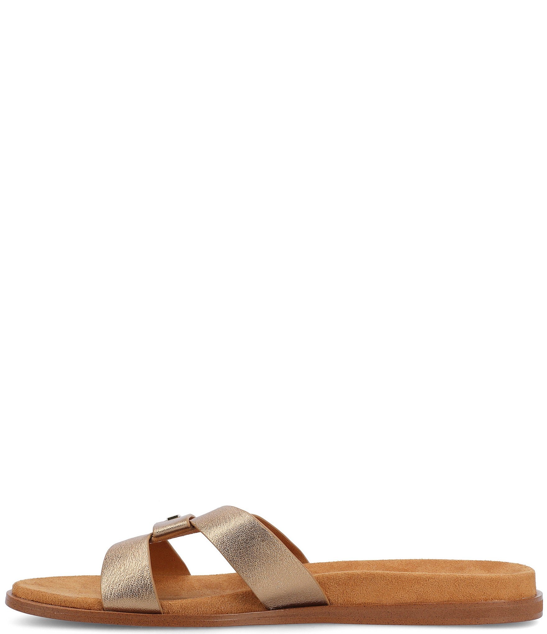 Birdies The Sunbird Icon Leather Slide Sandals