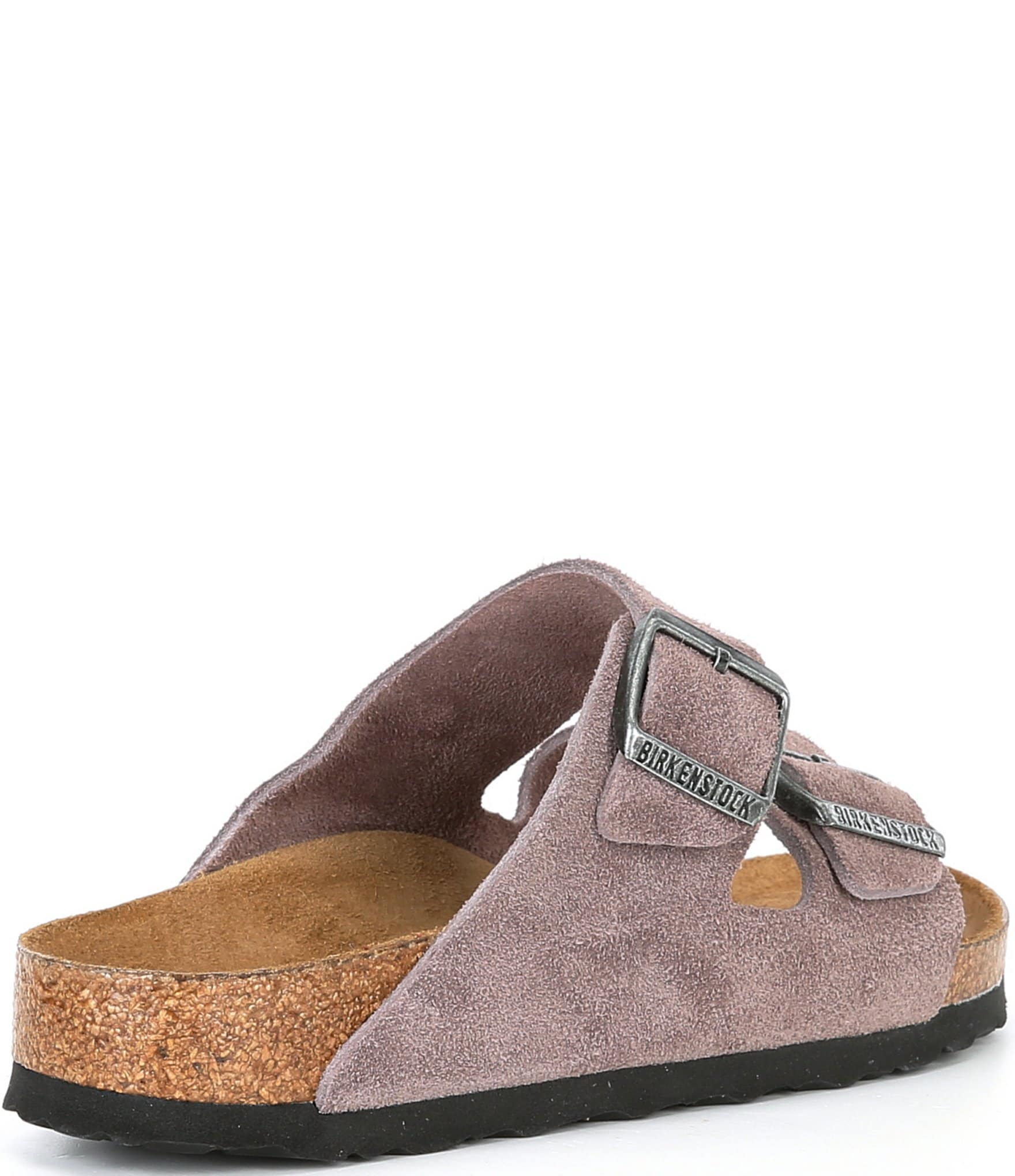 Birkenstock Women's Arizona Soft Footbed Suede Slip On Sandals