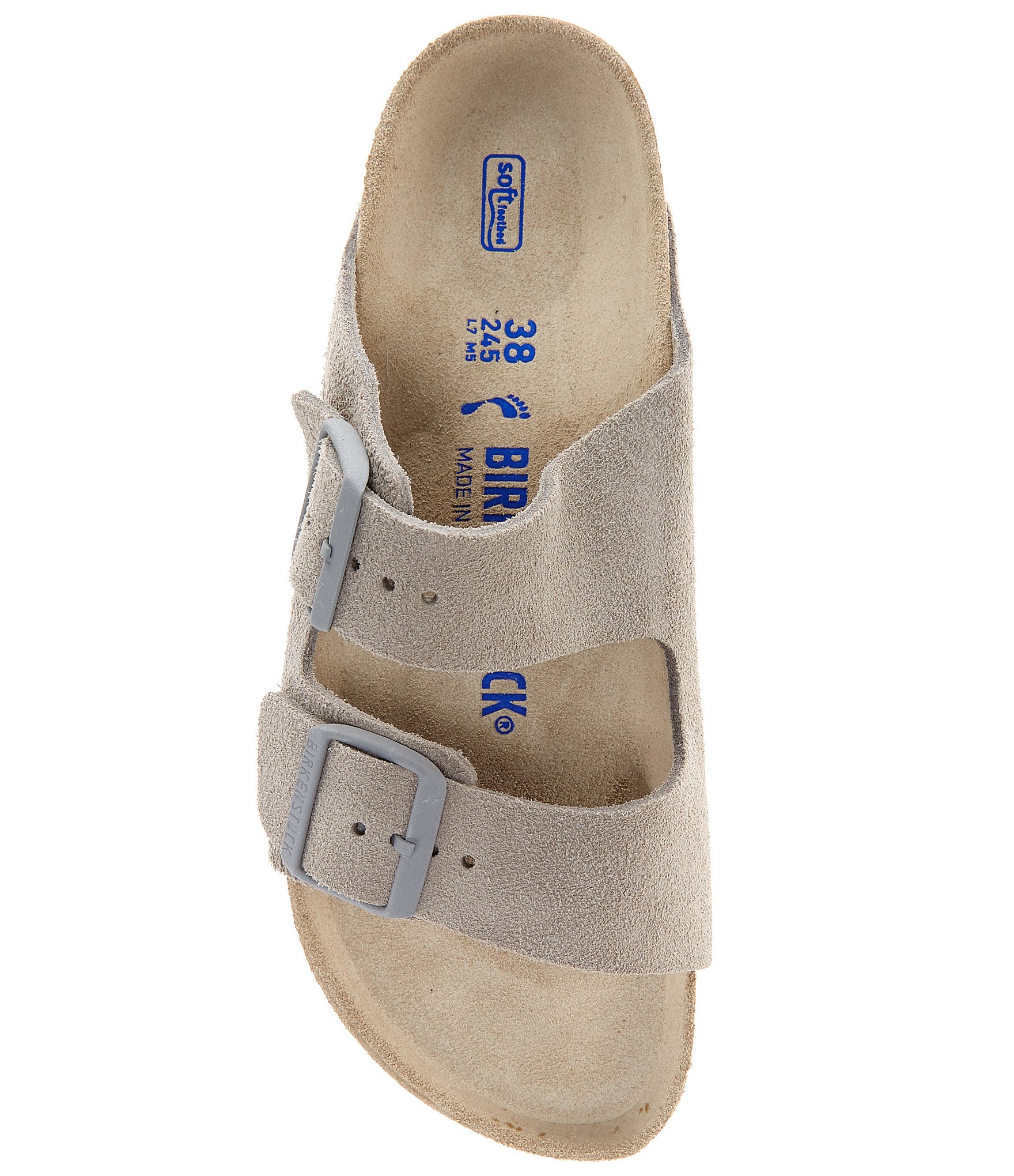Birkenstock Women's Arizona Soft Footbed Suede Slide Sandals