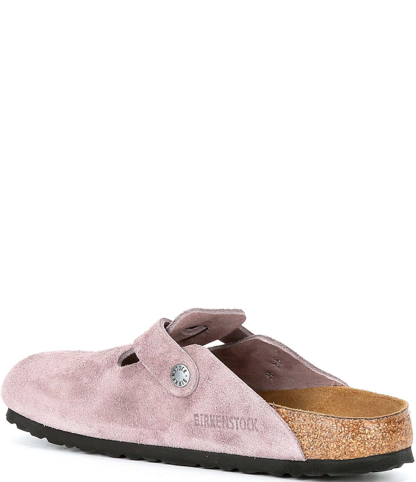 Birkenstock Women's Boston Suede Soft Footbed Clogs