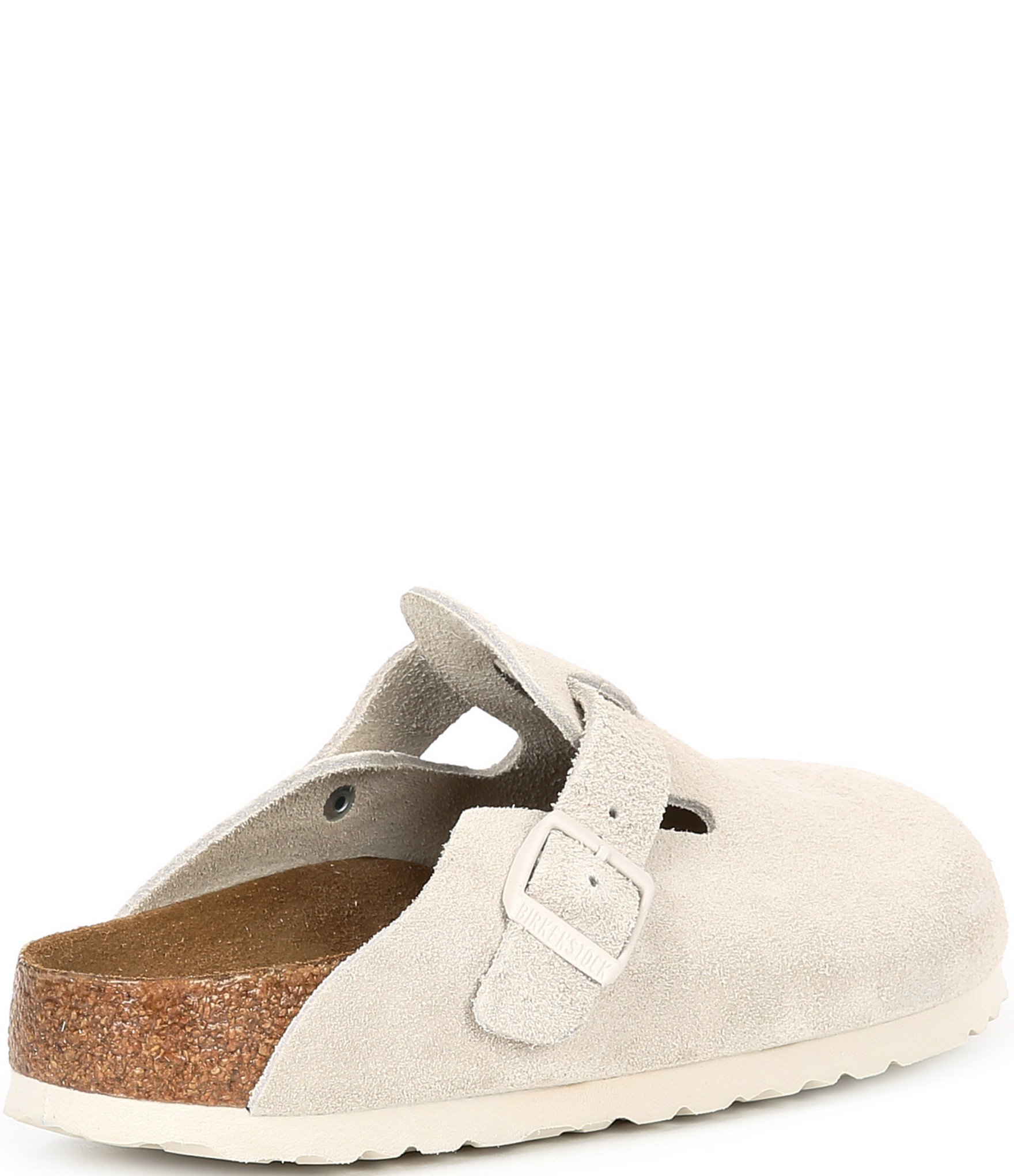 Birkenstock Women's Boston Suede Soft Footbed Clogs