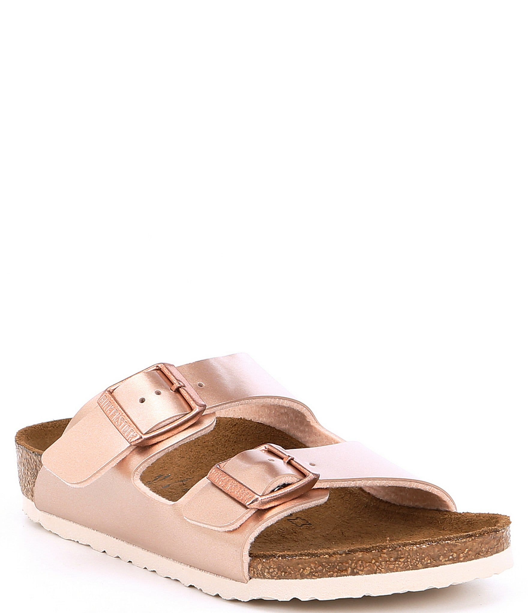 Birkenstock Girls' Arizona Metallic Slip-On Sandals (Infant) | Dillard's