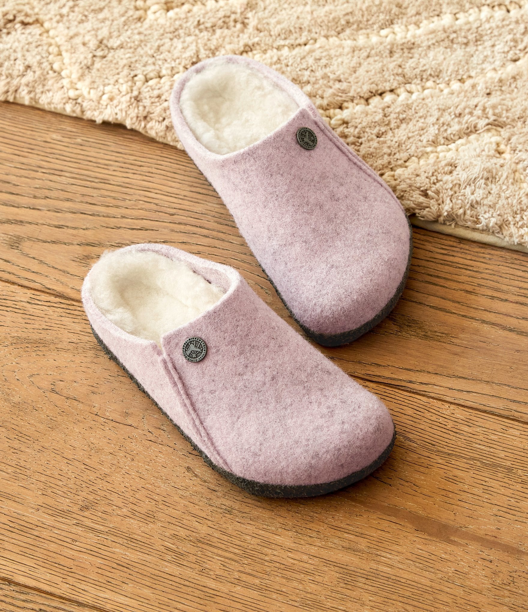 Birkenstock Kids' Zermatt Wool Felt Slippers (Youth)