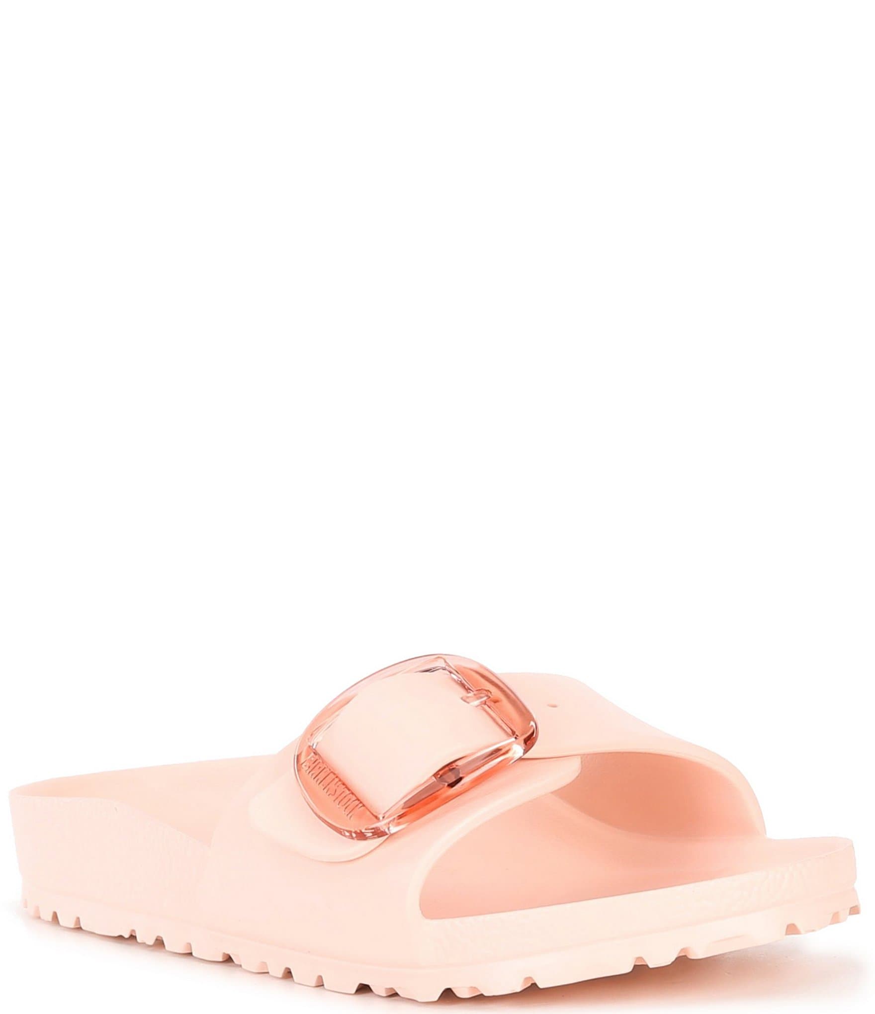【関税&送料込】Birkenstock Pink Madrid Big Buckle Eva Slipp Madrid Big Buckle Nubuck Leather Soft Pink | BIRKENSTOCK