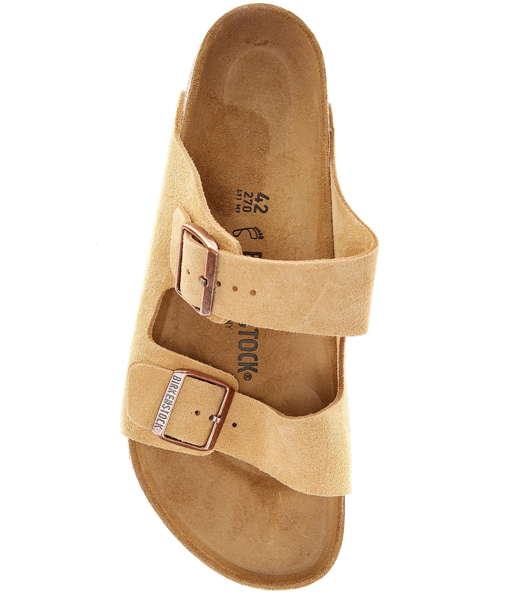 Birkenstock Men's Arizona Suede Slide Sandals
